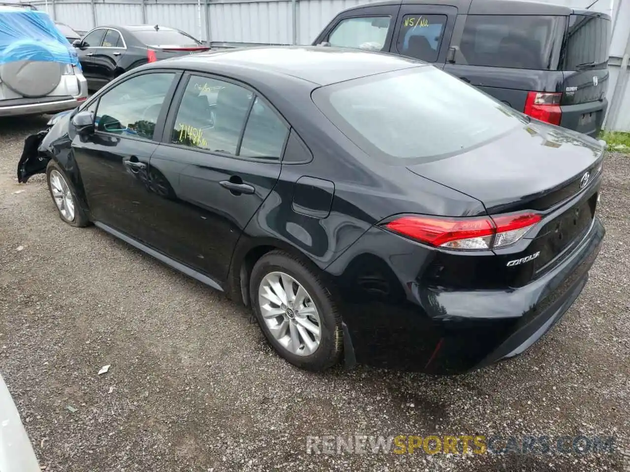 3 Photograph of a damaged car 5YFBPMBE7NP311751 TOYOTA COROLLA 2022