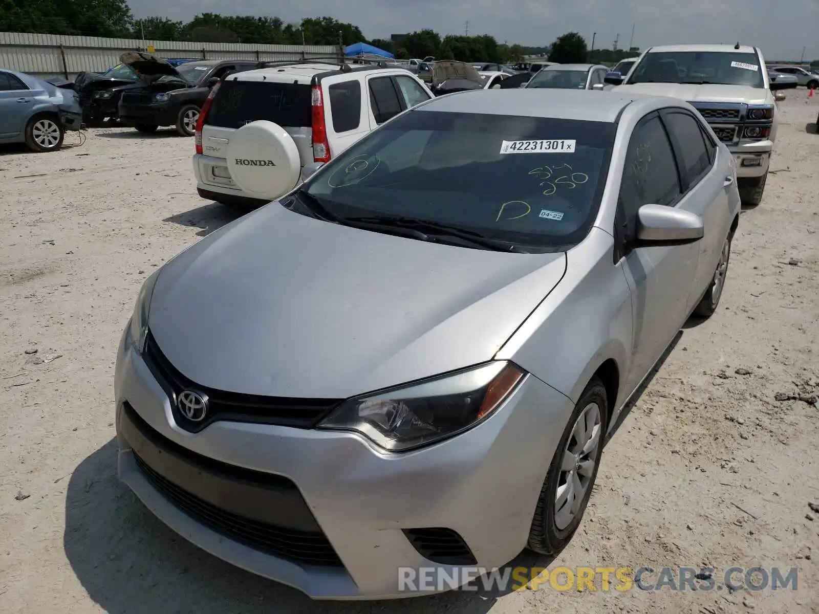 2 Photograph of a damaged car 5YFBURHE3GP514250 TOYOTA COROLLA 2022