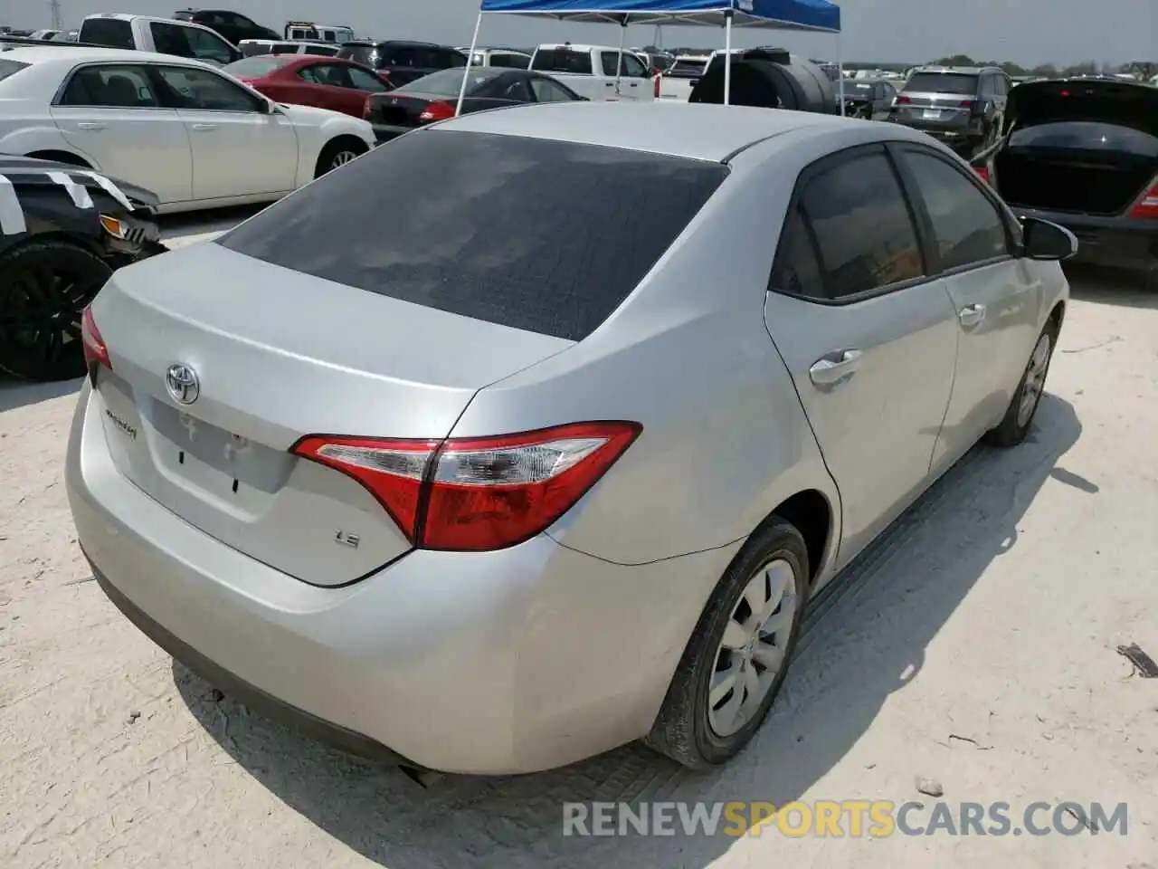 4 Photograph of a damaged car 5YFBURHE3GP514250 TOYOTA COROLLA 2022