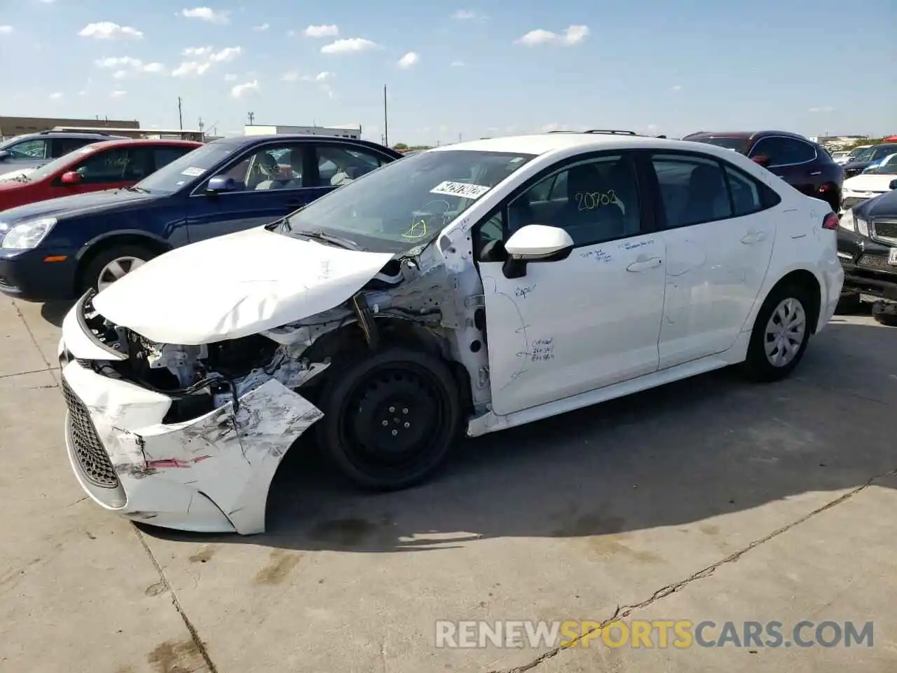 1 Photograph of a damaged car 5YFDPMAE0NP278764 TOYOTA COROLLA 2022