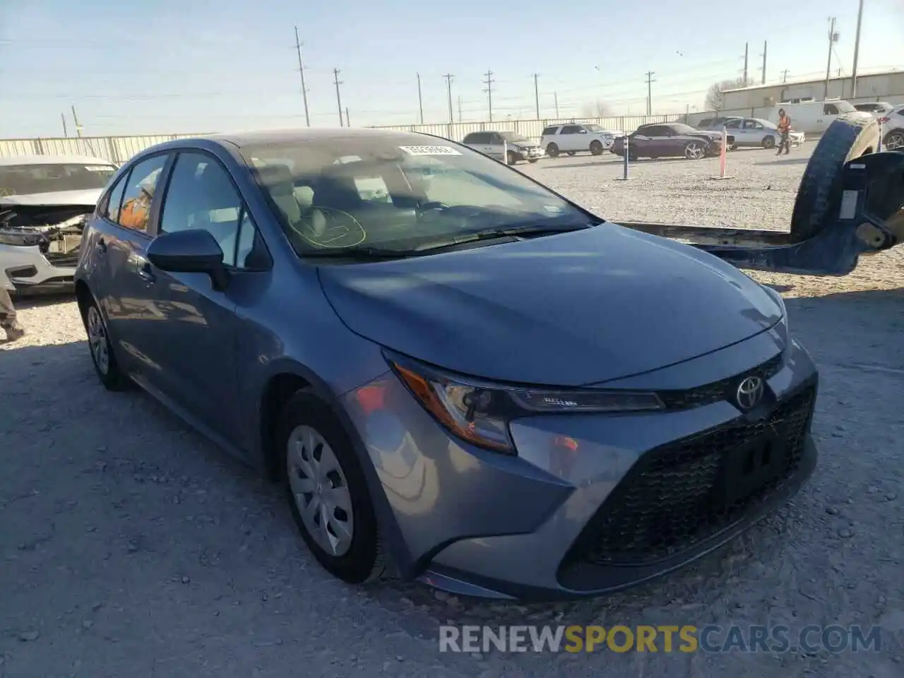 1 Photograph of a damaged car 5YFDPMAE0NP283656 TOYOTA COROLLA 2022