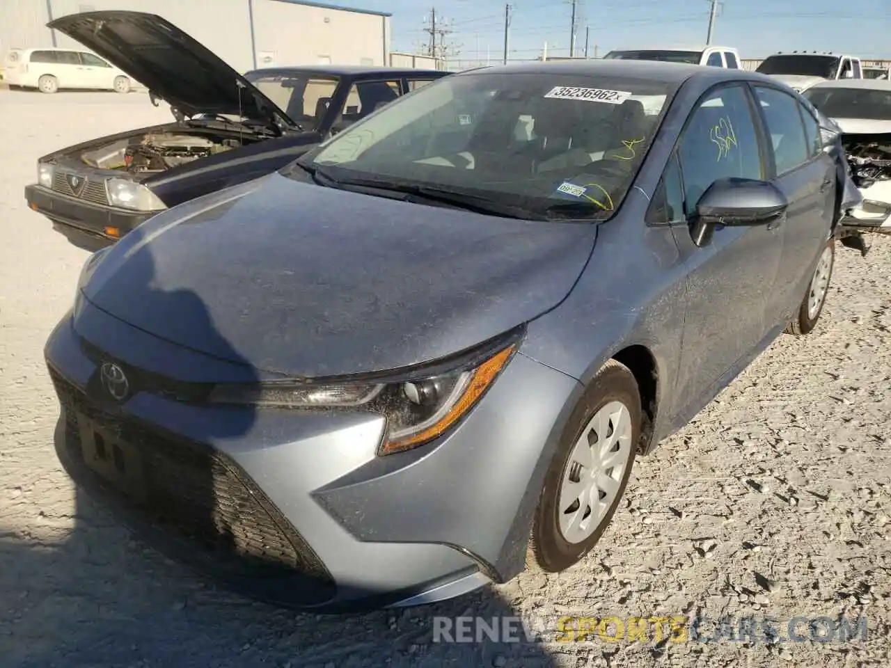 2 Photograph of a damaged car 5YFDPMAE0NP283656 TOYOTA COROLLA 2022