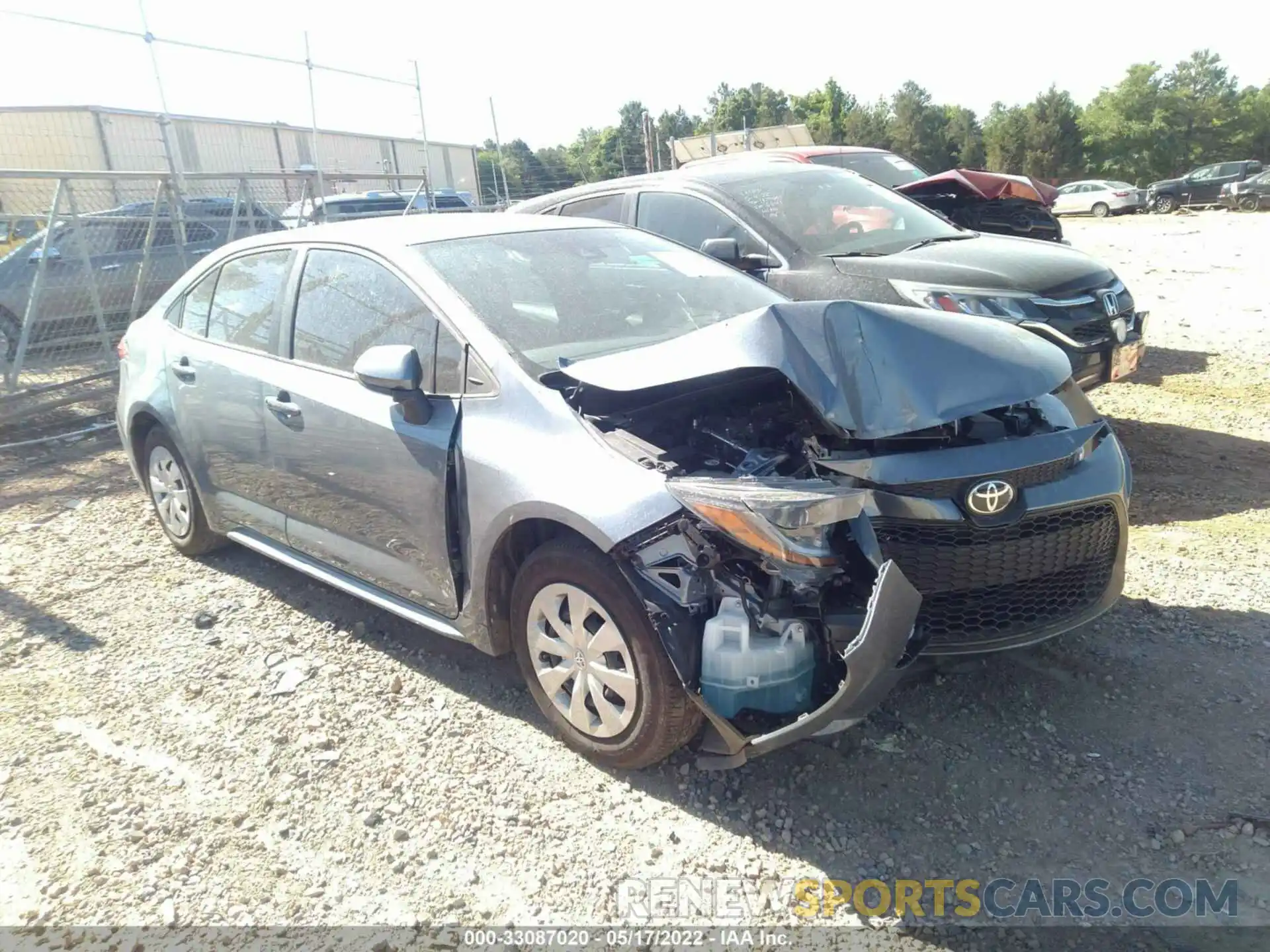 1 Photograph of a damaged car 5YFDPMAE0NP283950 TOYOTA COROLLA 2022