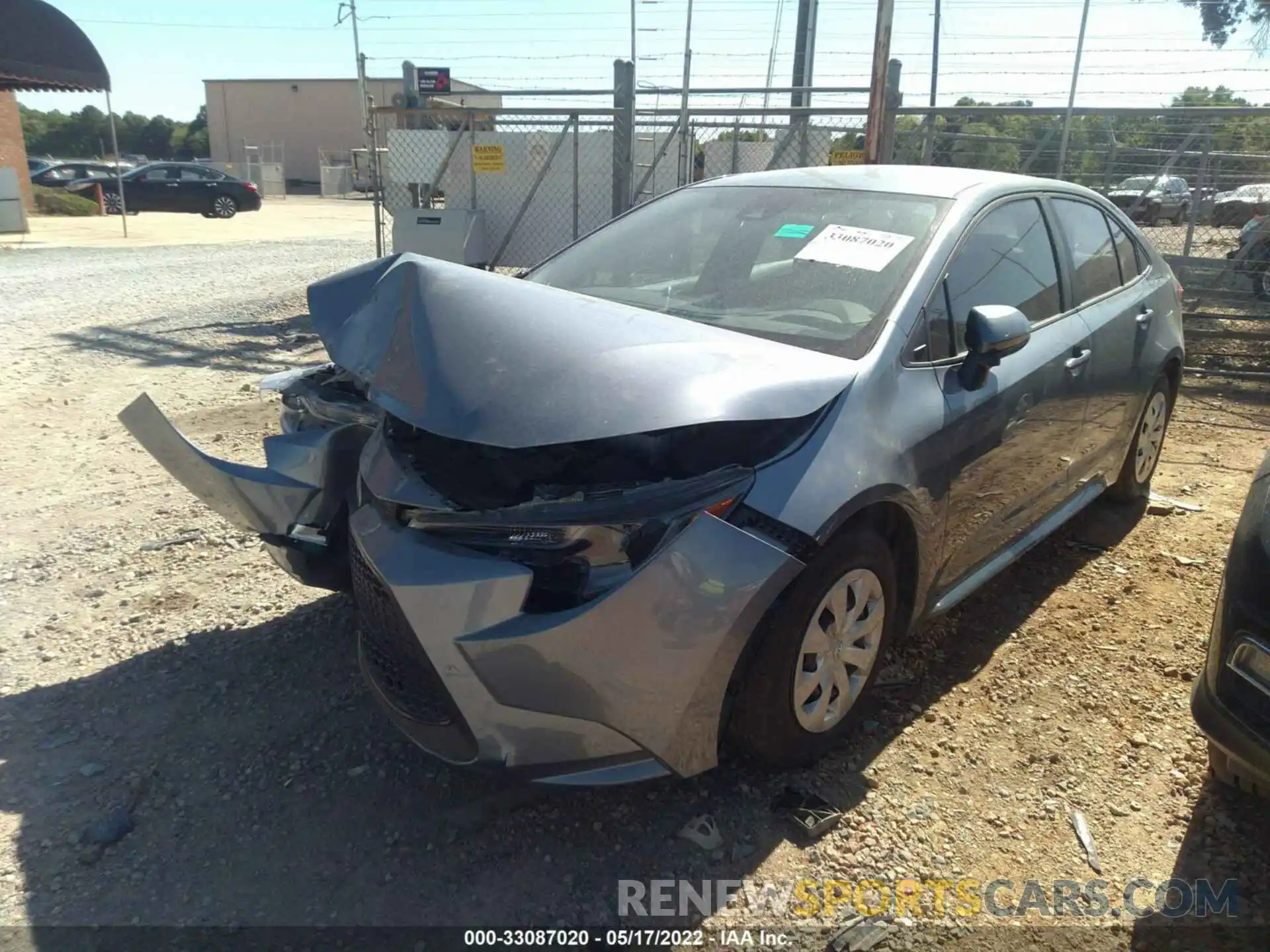 2 Photograph of a damaged car 5YFDPMAE0NP283950 TOYOTA COROLLA 2022