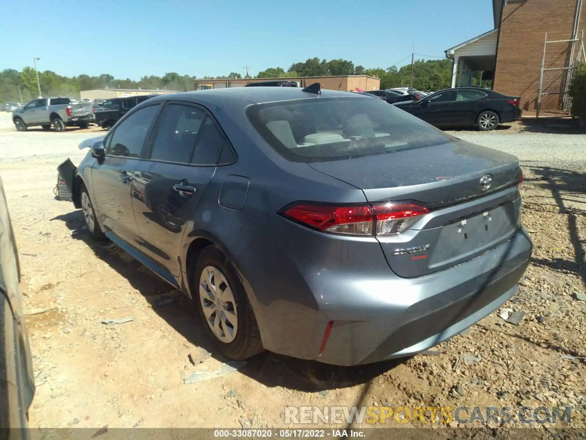 3 Photograph of a damaged car 5YFDPMAE0NP283950 TOYOTA COROLLA 2022