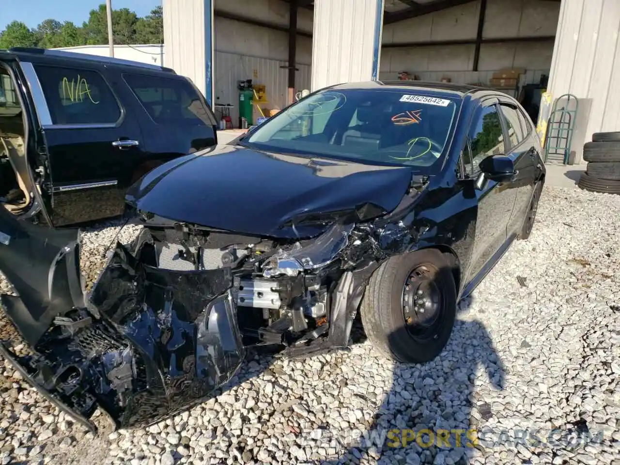 2 Photograph of a damaged car 5YFDPMAE1NP319614 TOYOTA COROLLA 2022