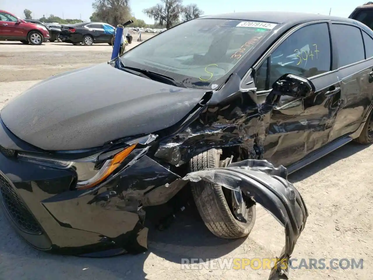 9 Photograph of a damaged car 5YFDPMAE2NP273646 TOYOTA COROLLA 2022