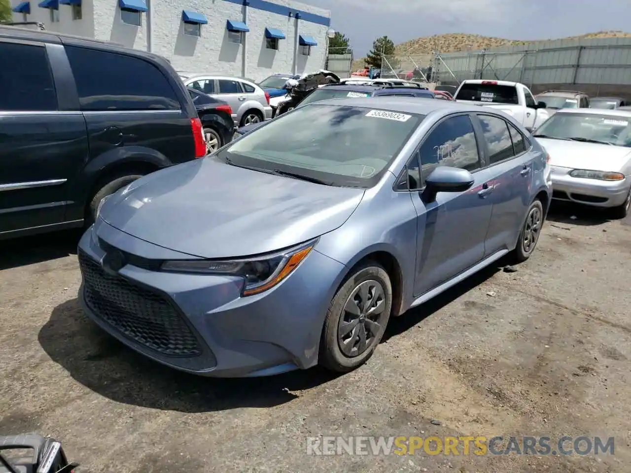 2 Photograph of a damaged car 5YFDPMAE5NP298072 TOYOTA COROLLA 2022