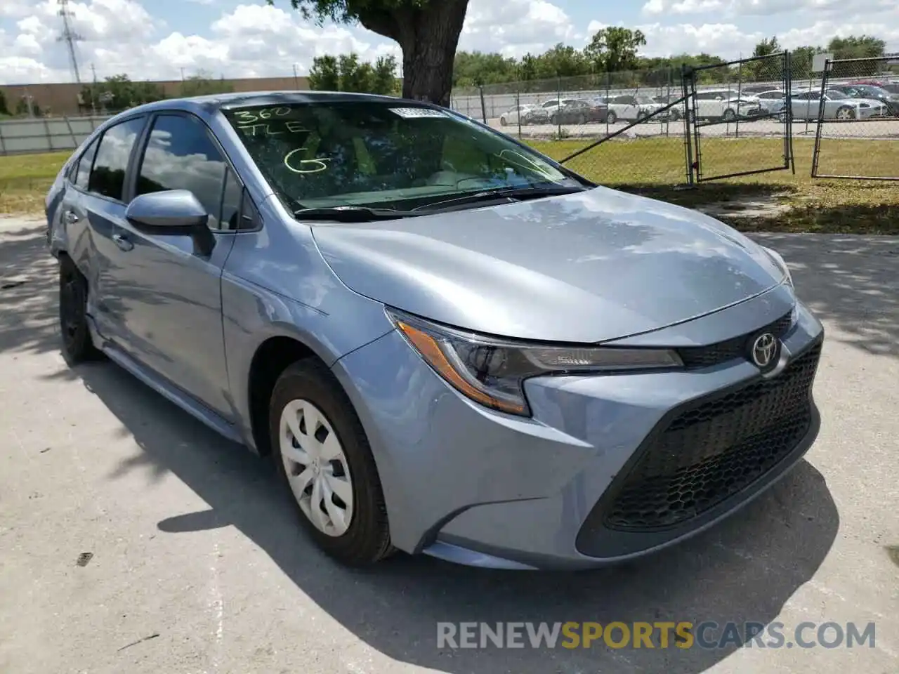 1 Photograph of a damaged car 5YFDPMAE7NP290023 TOYOTA COROLLA 2022