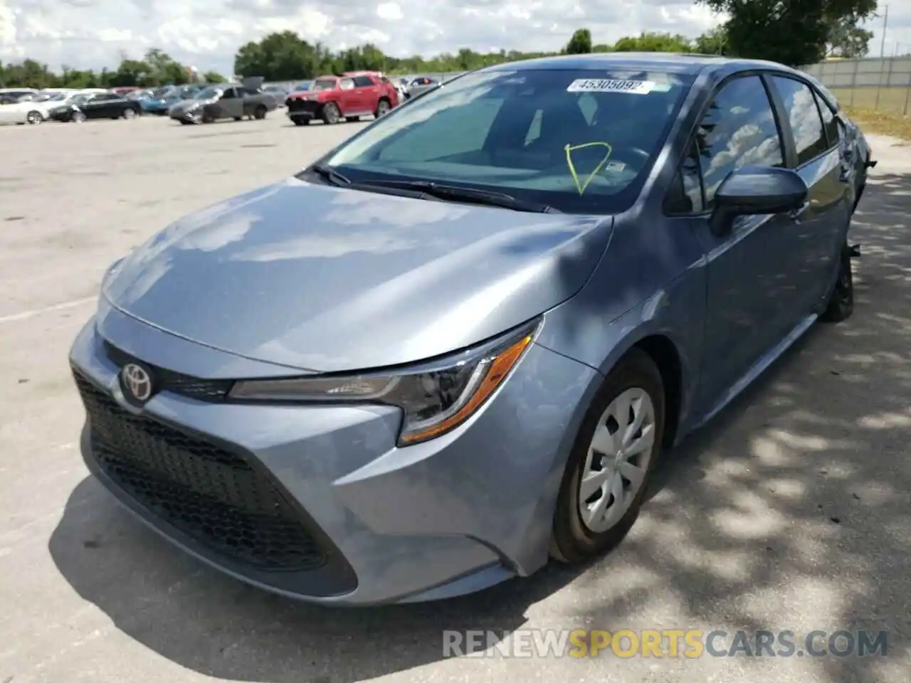 2 Photograph of a damaged car 5YFDPMAE7NP290023 TOYOTA COROLLA 2022