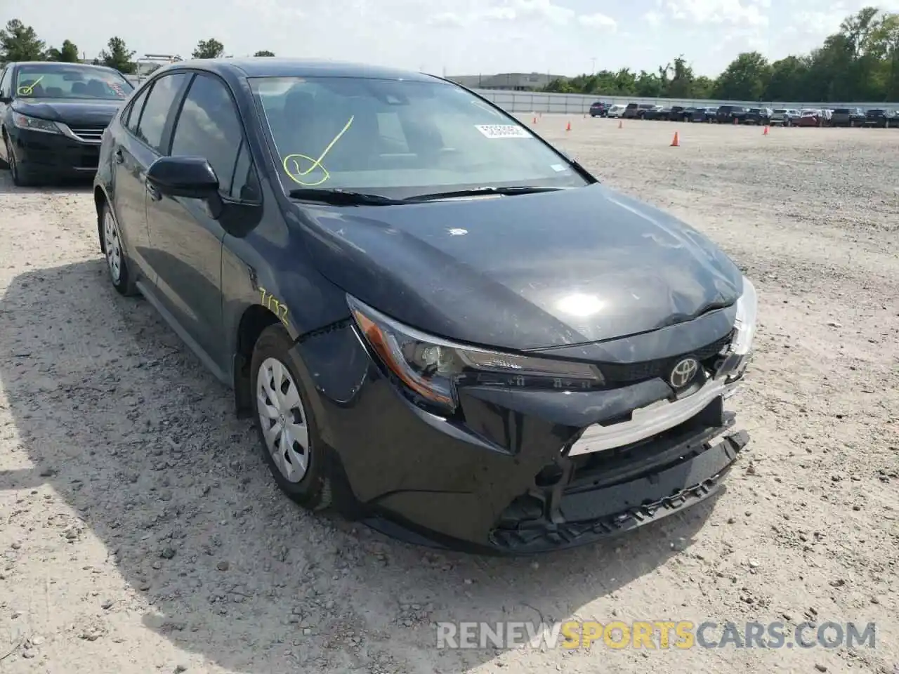 1 Photograph of a damaged car 5YFDPMAE8NP291388 TOYOTA COROLLA 2022