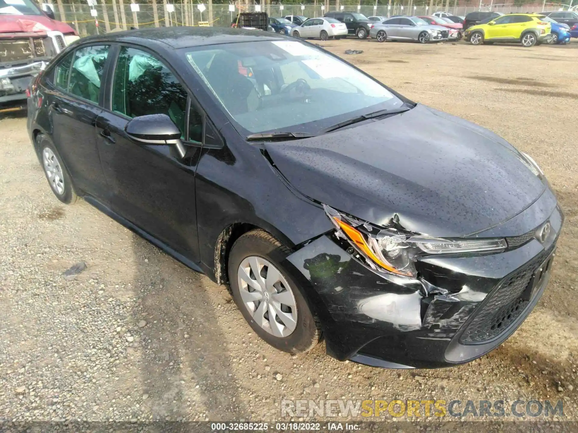 1 Photograph of a damaged car 5YFDPMAEXNP279081 TOYOTA COROLLA 2022