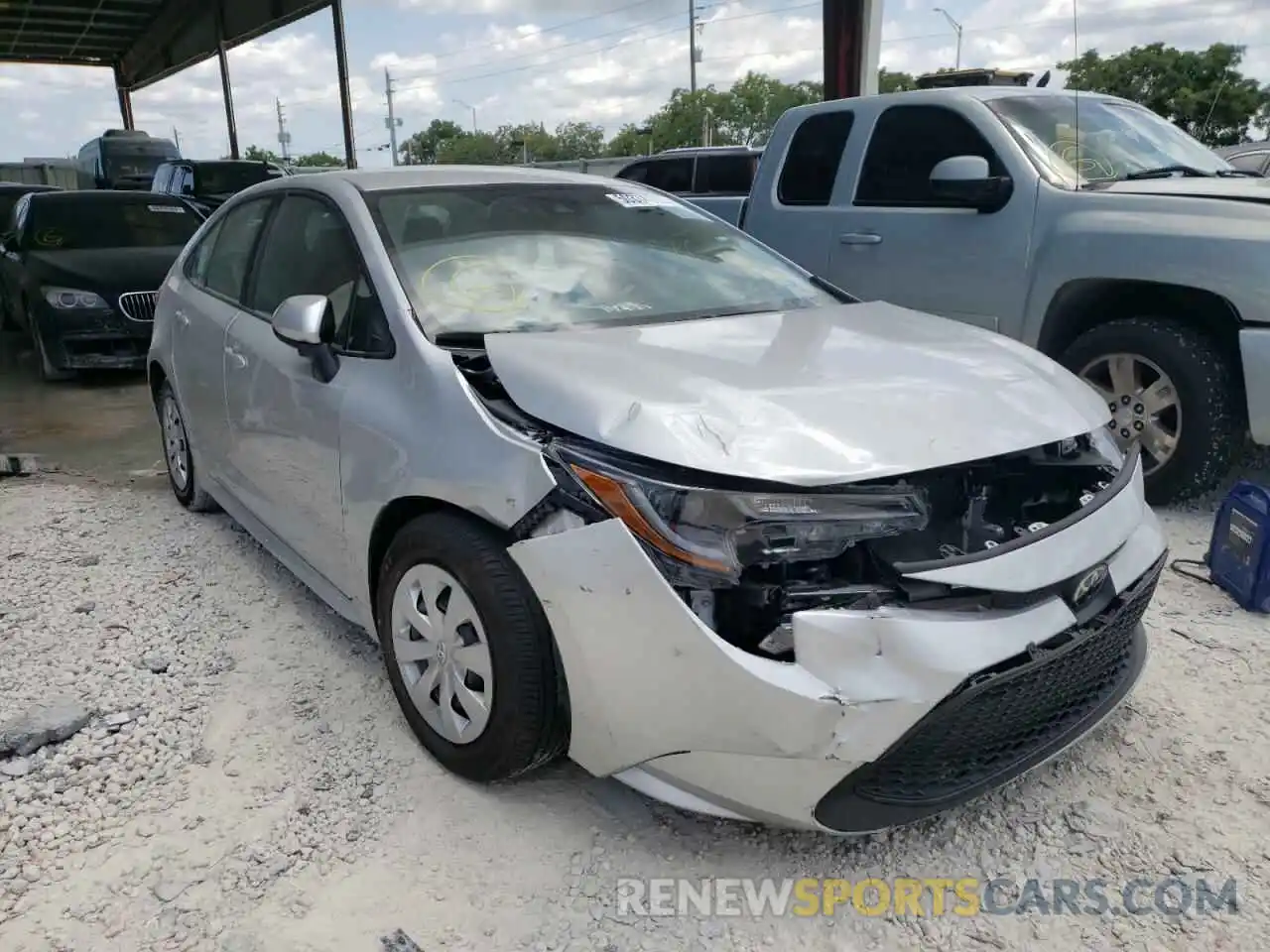 1 Photograph of a damaged car 5YFDPMAEXNP296267 TOYOTA COROLLA 2022