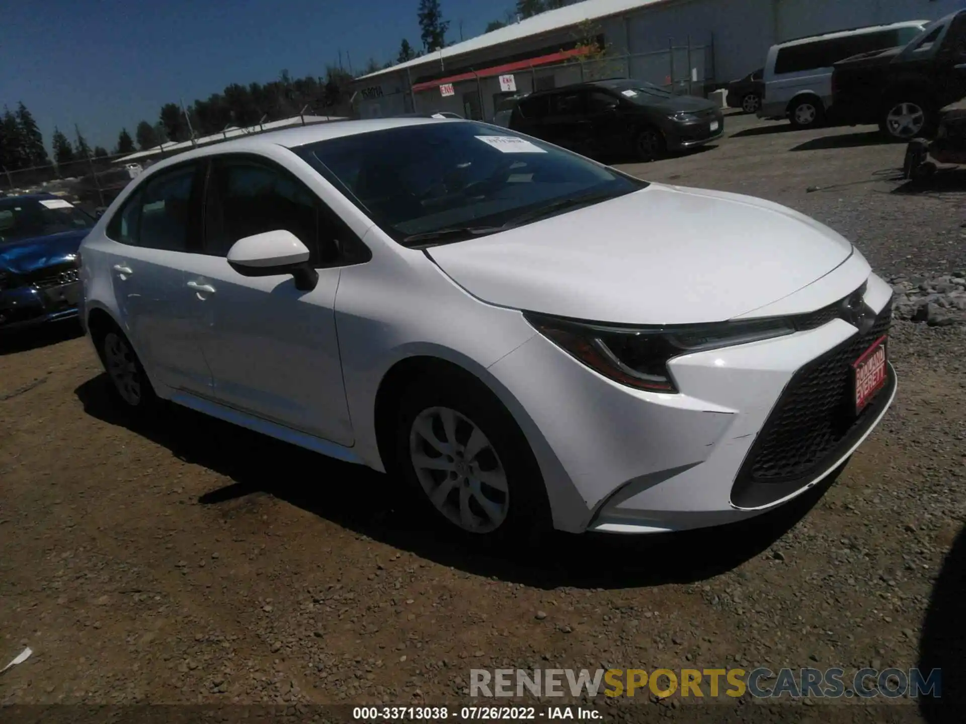 1 Photograph of a damaged car 5YFEPMAE0NP275836 TOYOTA COROLLA 2022