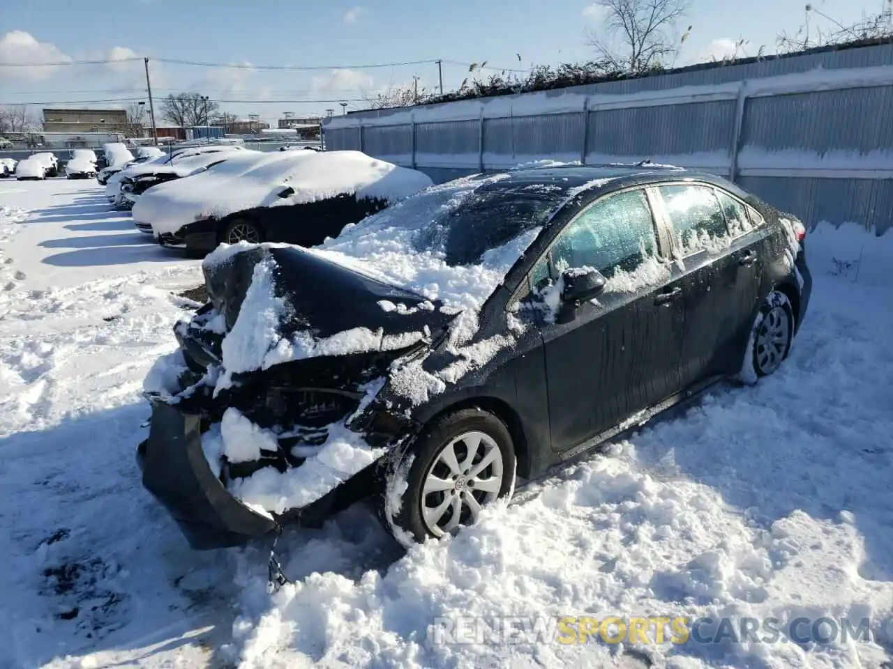 2 Photograph of a damaged car 5YFEPMAE0NP277019 TOYOTA COROLLA 2022