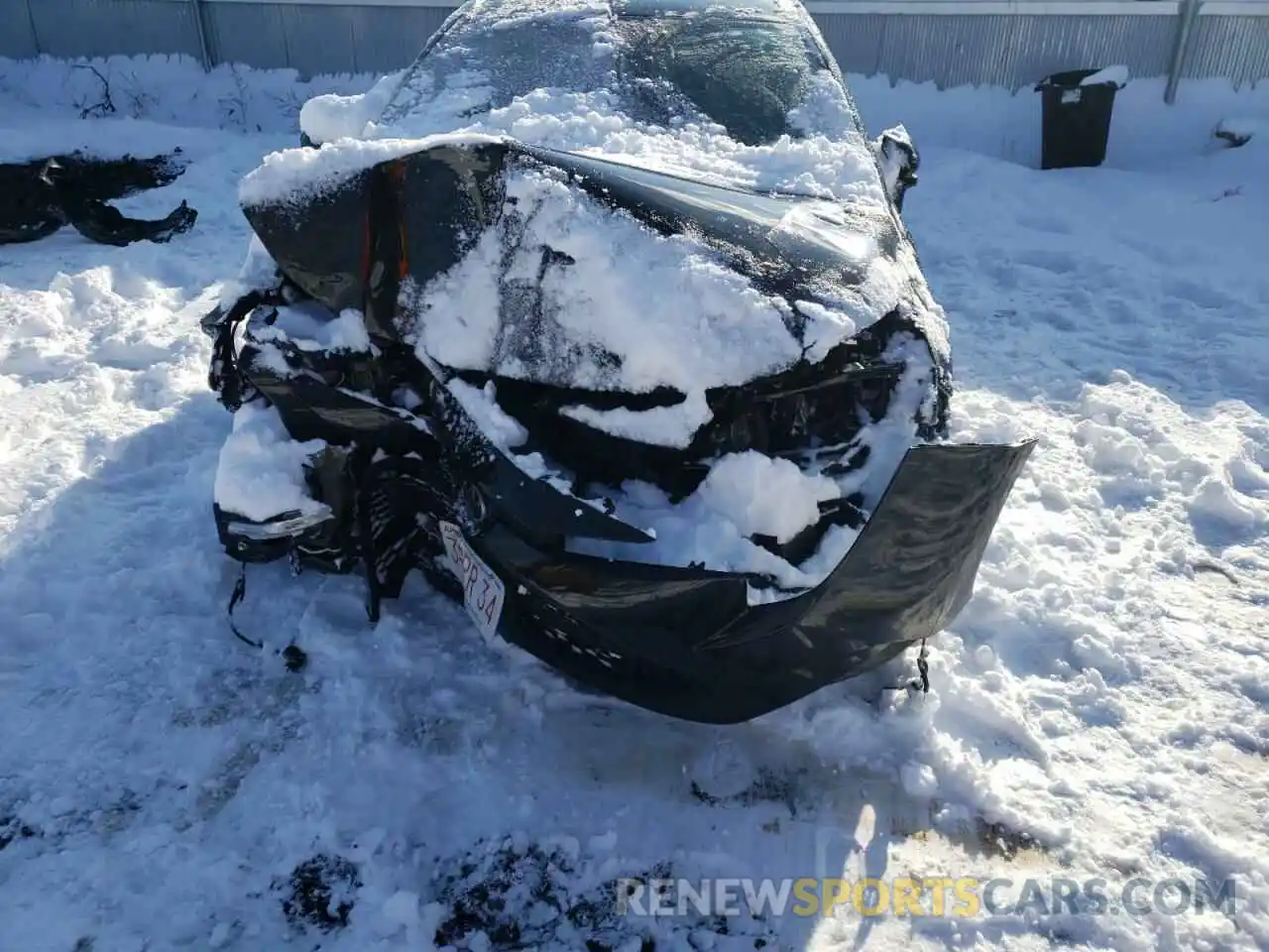 9 Photograph of a damaged car 5YFEPMAE0NP277019 TOYOTA COROLLA 2022