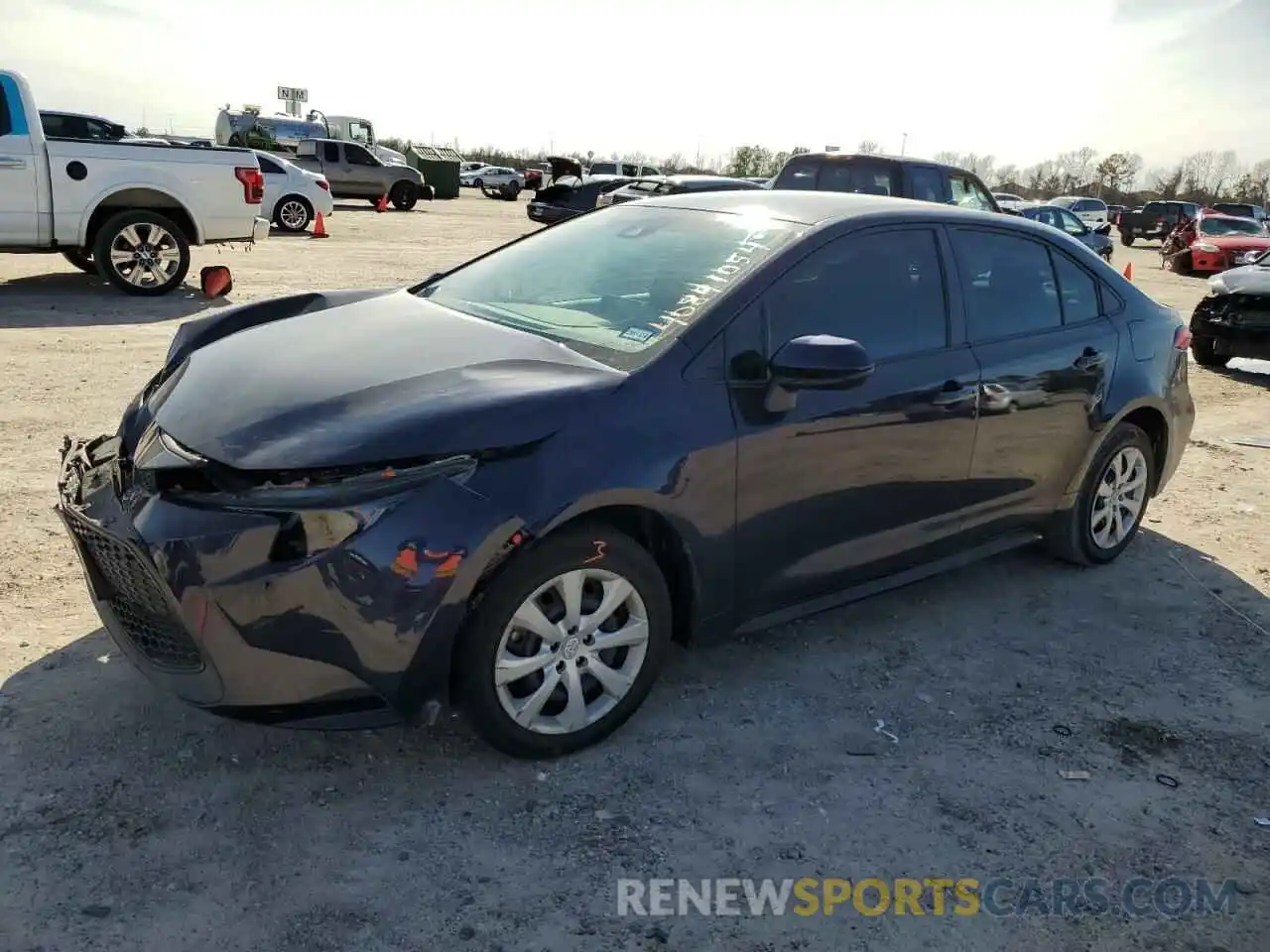 1 Photograph of a damaged car 5YFEPMAE0NP279451 TOYOTA COROLLA 2022