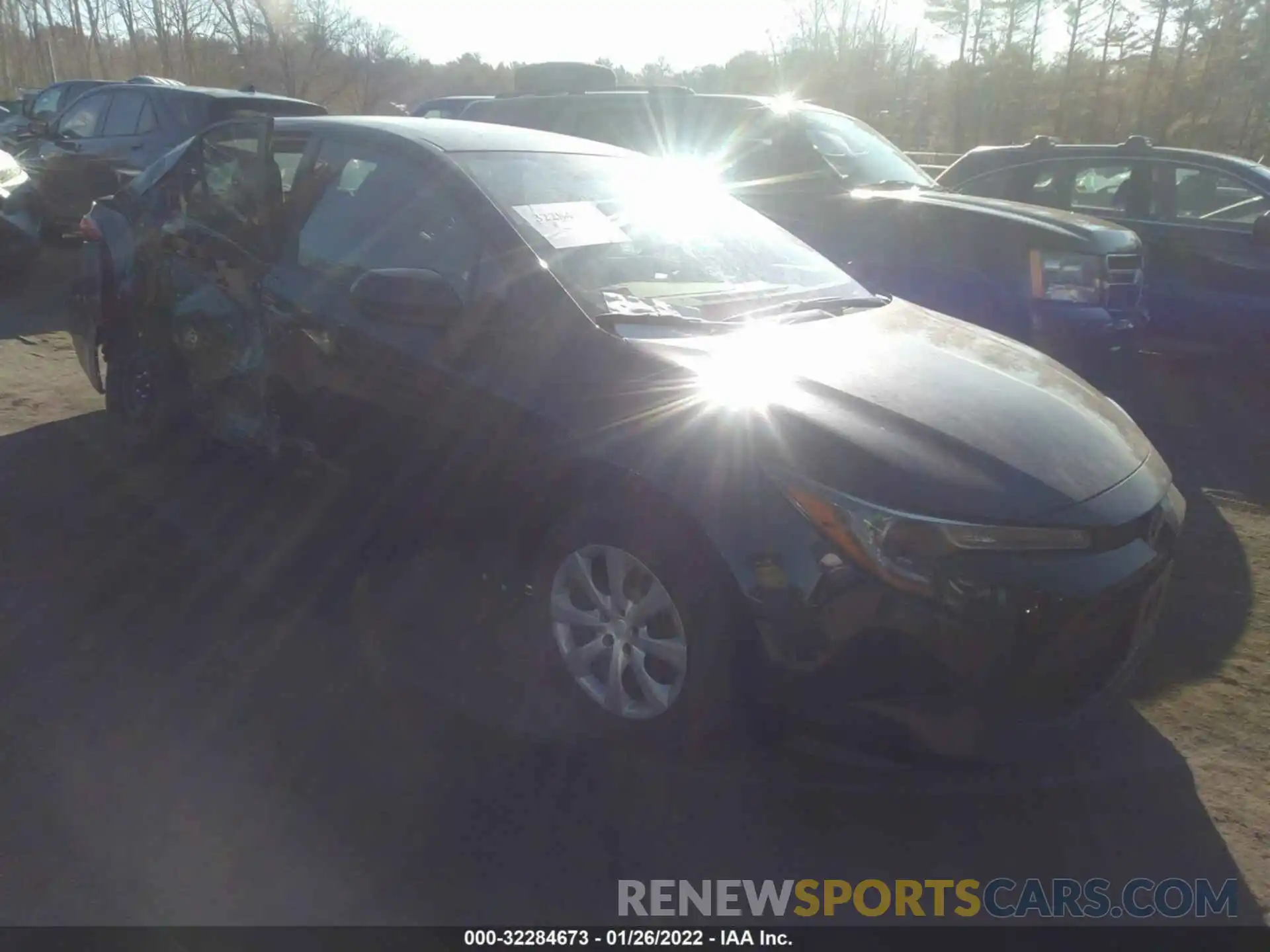 1 Photograph of a damaged car 5YFEPMAE0NP279563 TOYOTA COROLLA 2022