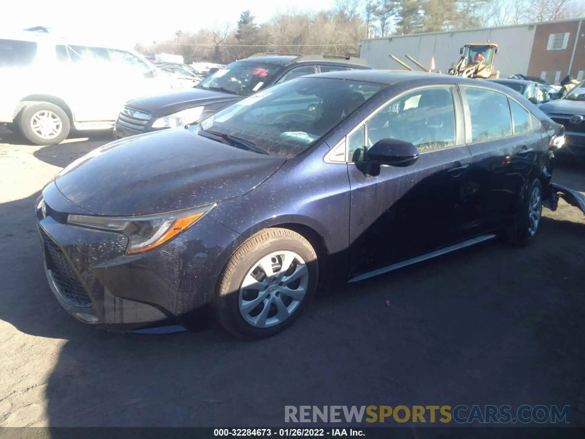 2 Photograph of a damaged car 5YFEPMAE0NP279563 TOYOTA COROLLA 2022