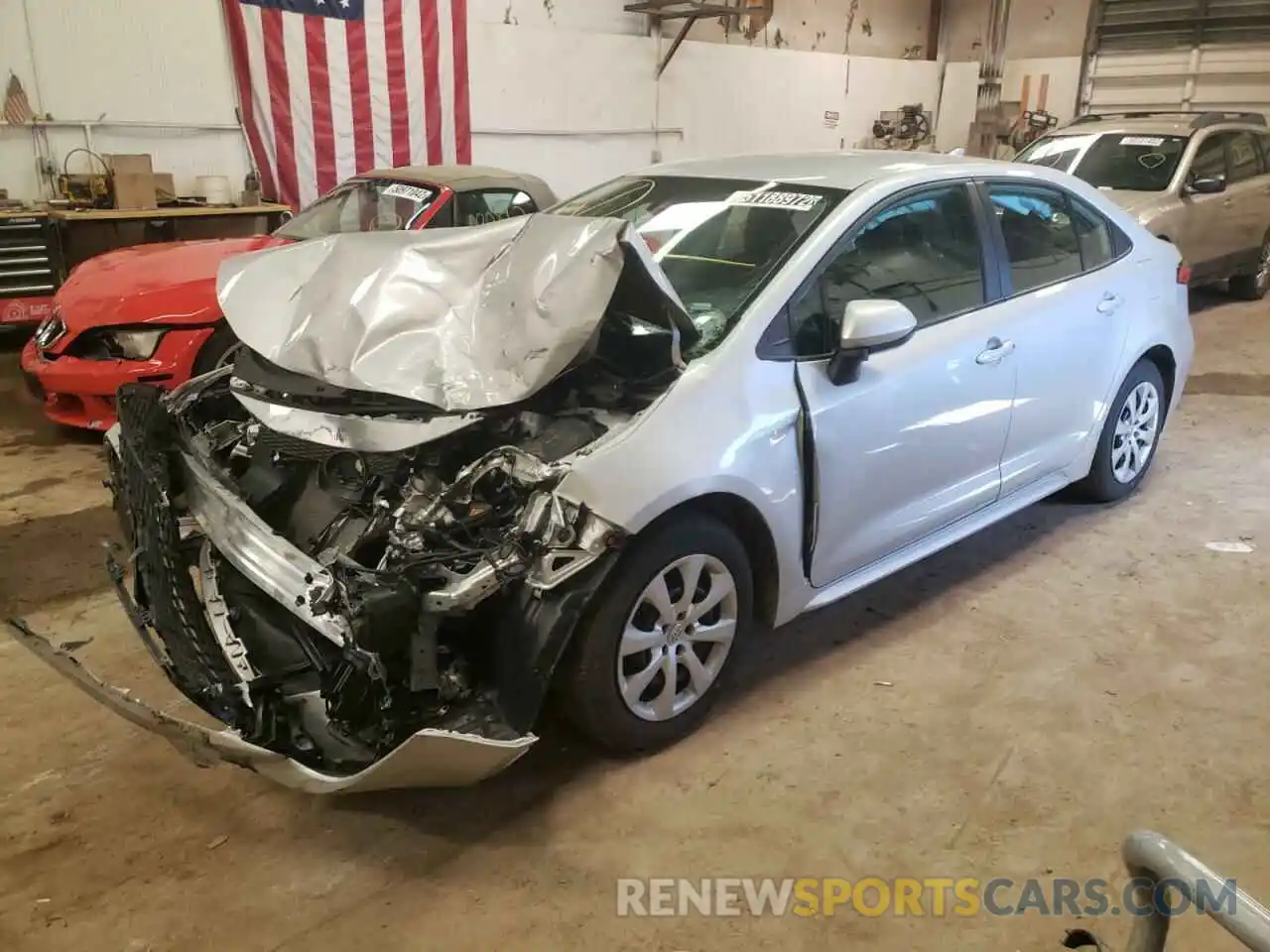 2 Photograph of a damaged car 5YFEPMAE0NP280101 TOYOTA COROLLA 2022