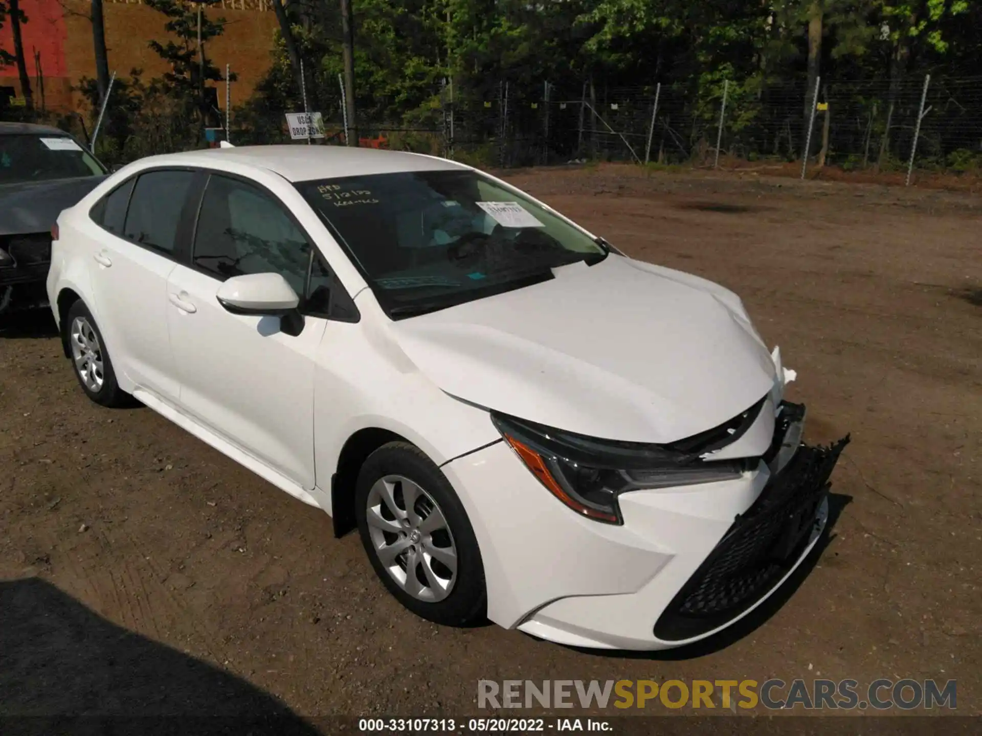 1 Photograph of a damaged car 5YFEPMAE0NP284536 TOYOTA COROLLA 2022