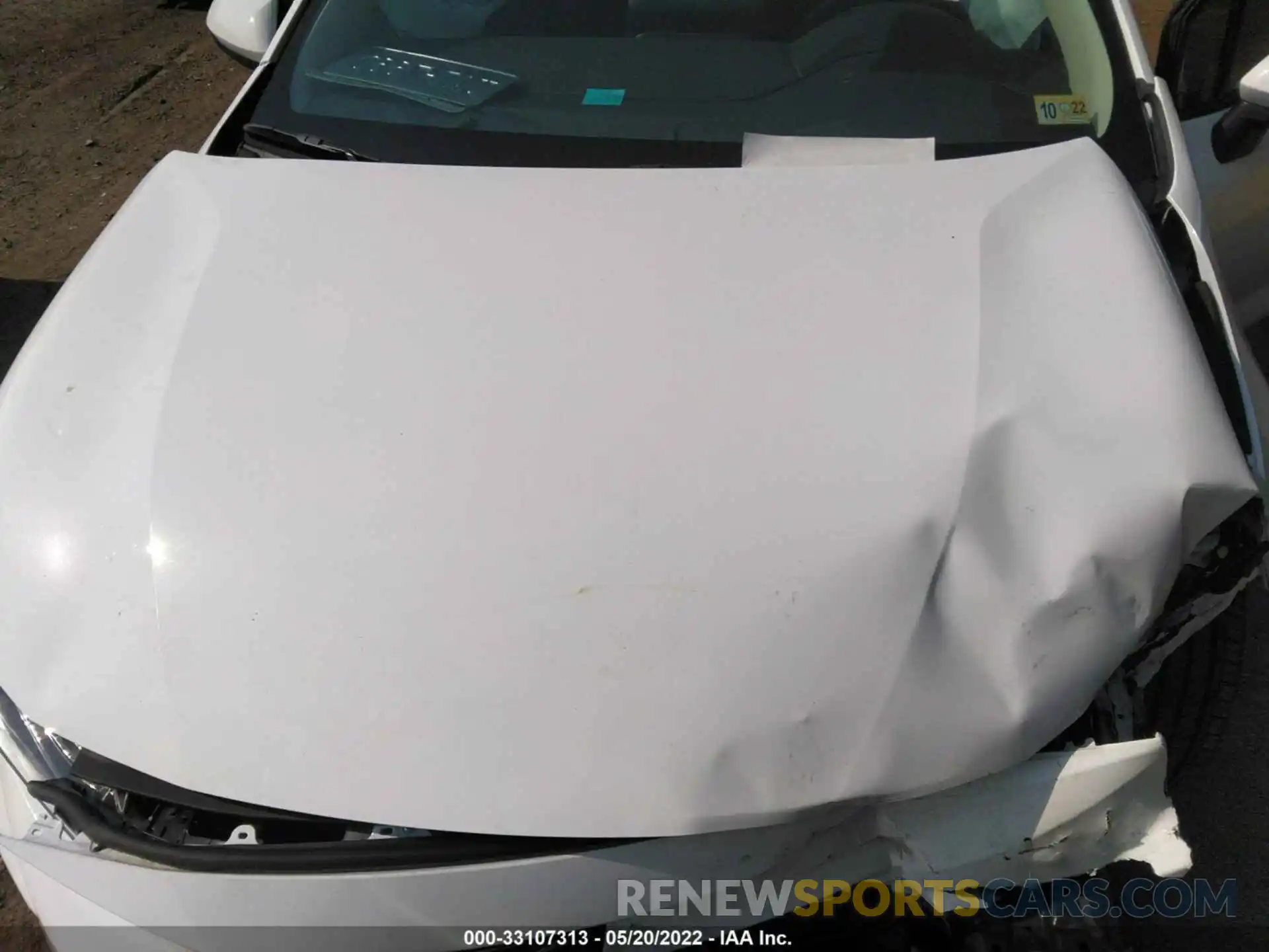 10 Photograph of a damaged car 5YFEPMAE0NP284536 TOYOTA COROLLA 2022