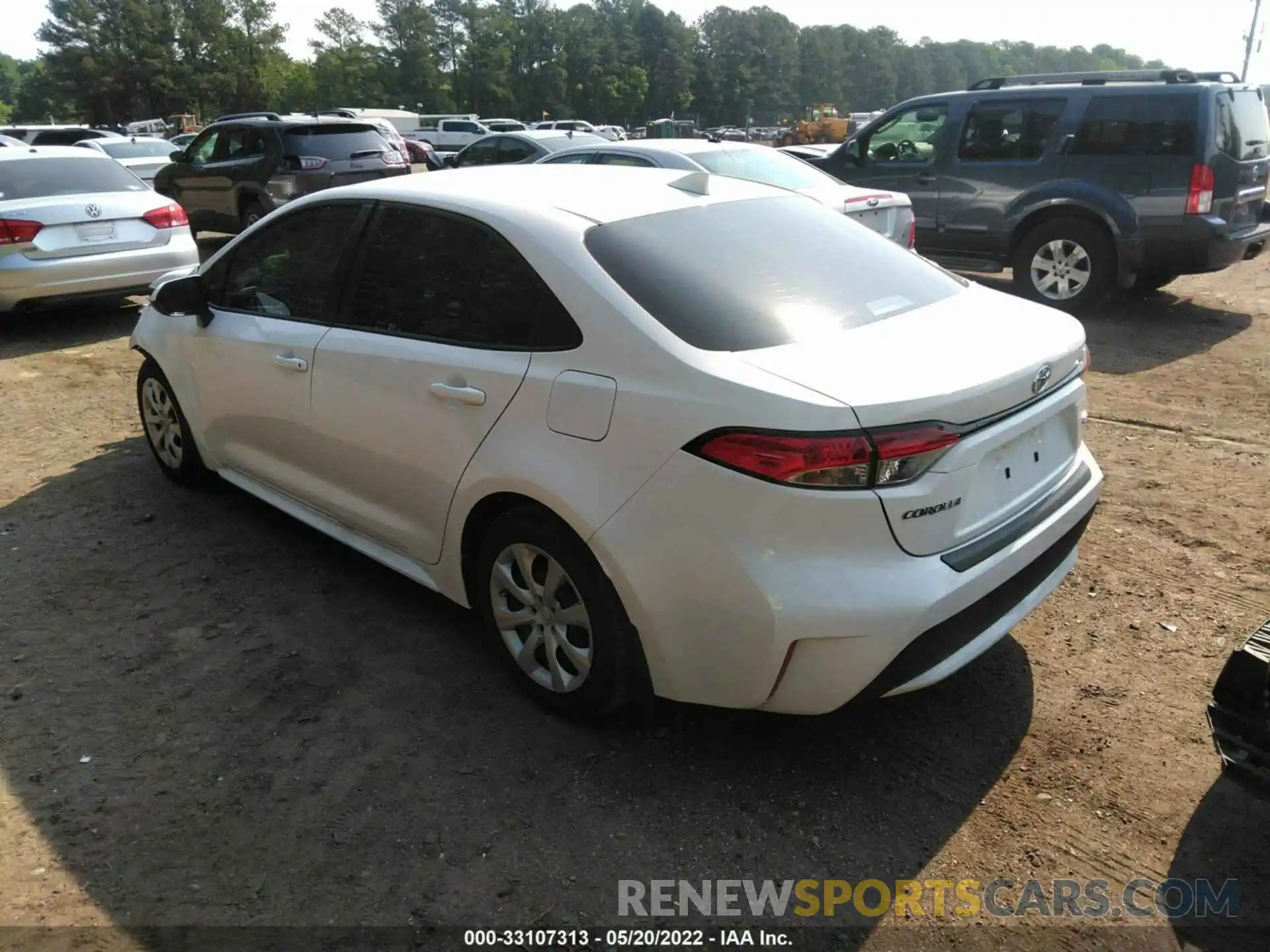 3 Photograph of a damaged car 5YFEPMAE0NP284536 TOYOTA COROLLA 2022