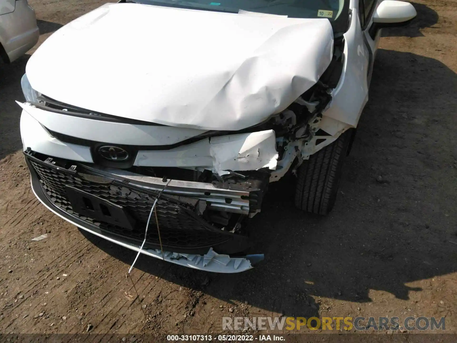 6 Photograph of a damaged car 5YFEPMAE0NP284536 TOYOTA COROLLA 2022