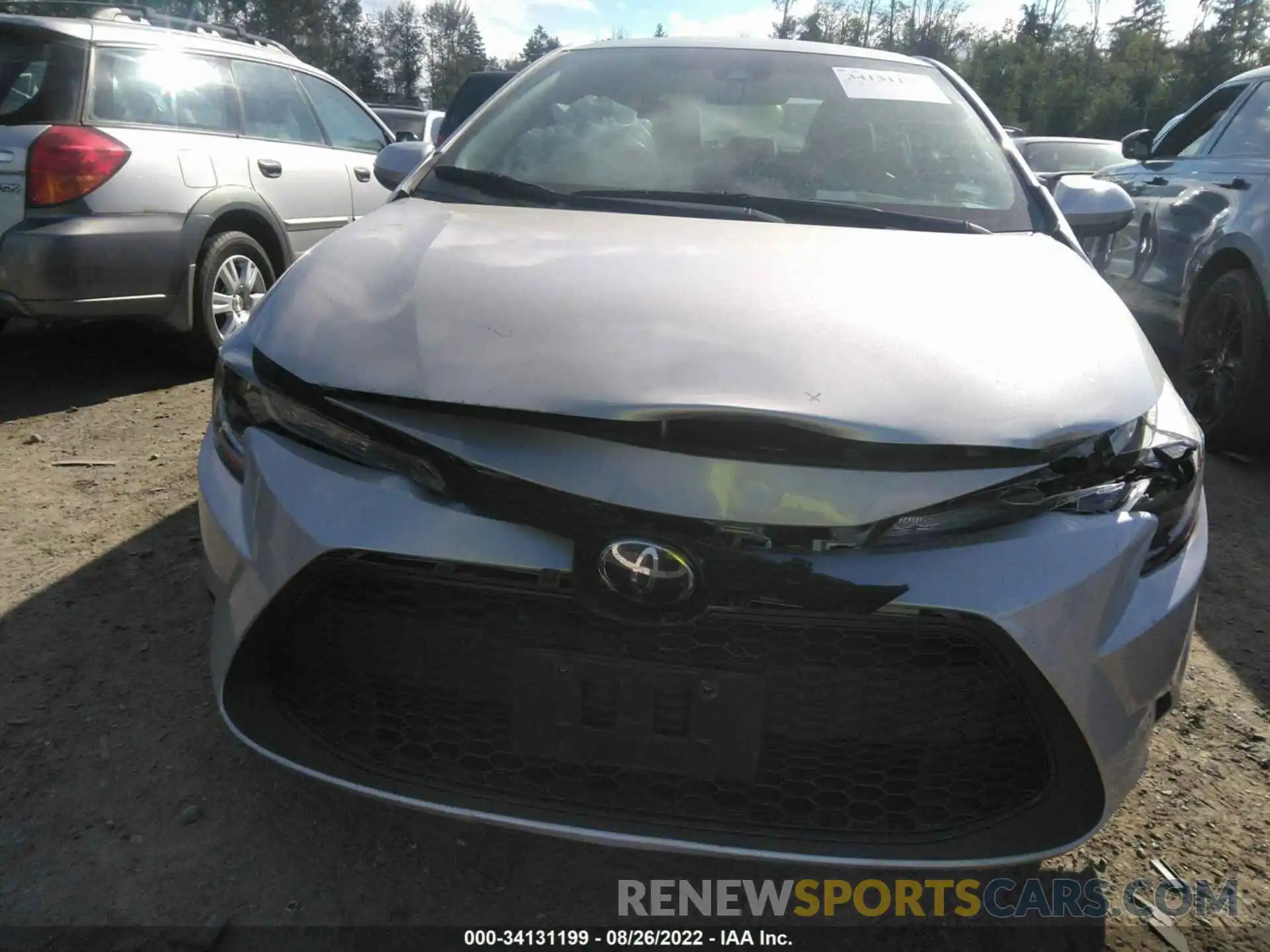 6 Photograph of a damaged car 5YFEPMAE0NP285654 TOYOTA COROLLA 2022