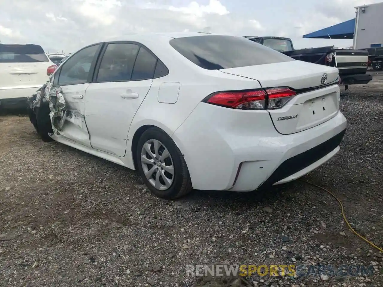 3 Photograph of a damaged car 5YFEPMAE0NP290577 TOYOTA COROLLA 2022