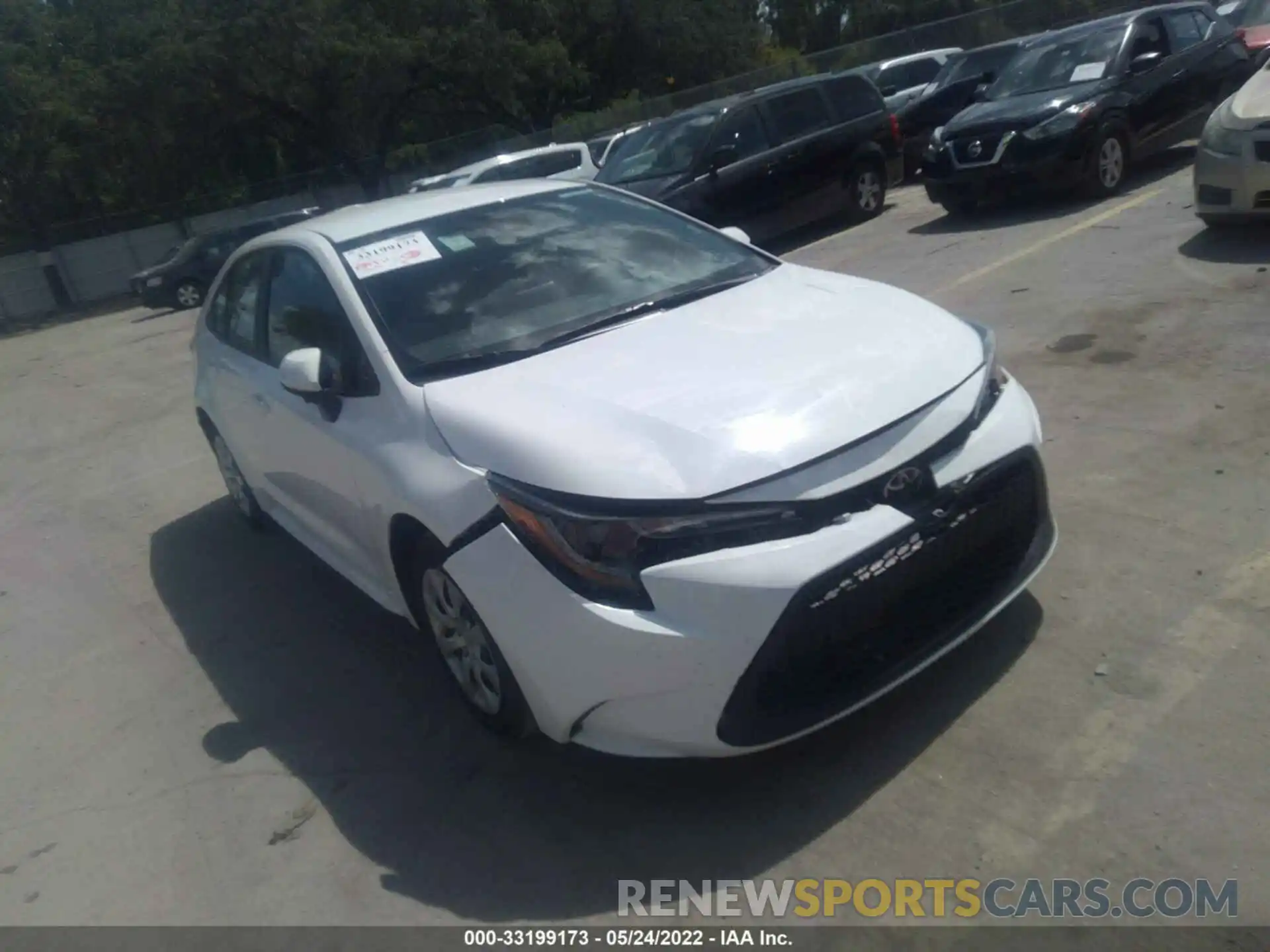 1 Photograph of a damaged car 5YFEPMAE0NP293348 TOYOTA COROLLA 2022