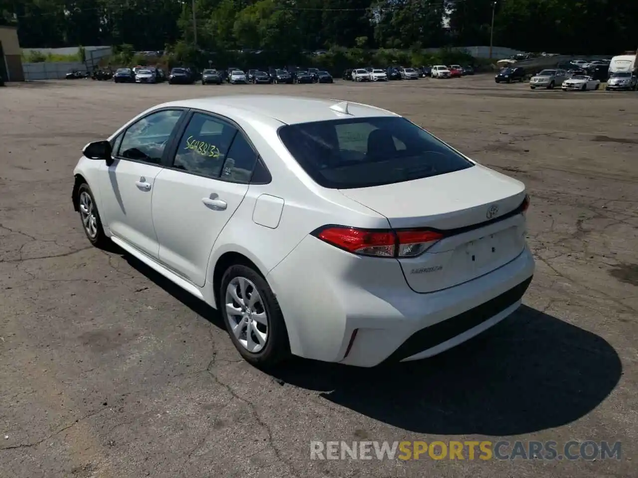 3 Photograph of a damaged car 5YFEPMAE0NP297786 TOYOTA COROLLA 2022