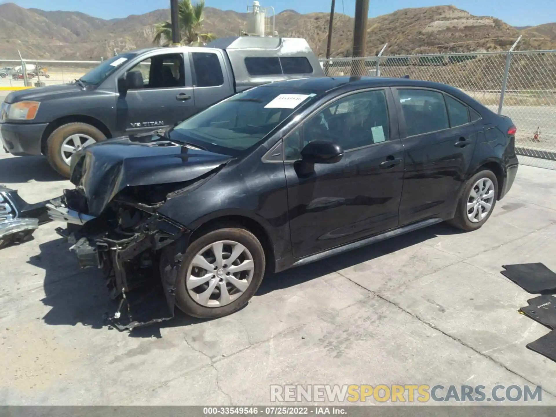 2 Photograph of a damaged car 5YFEPMAE0NP299747 TOYOTA COROLLA 2022