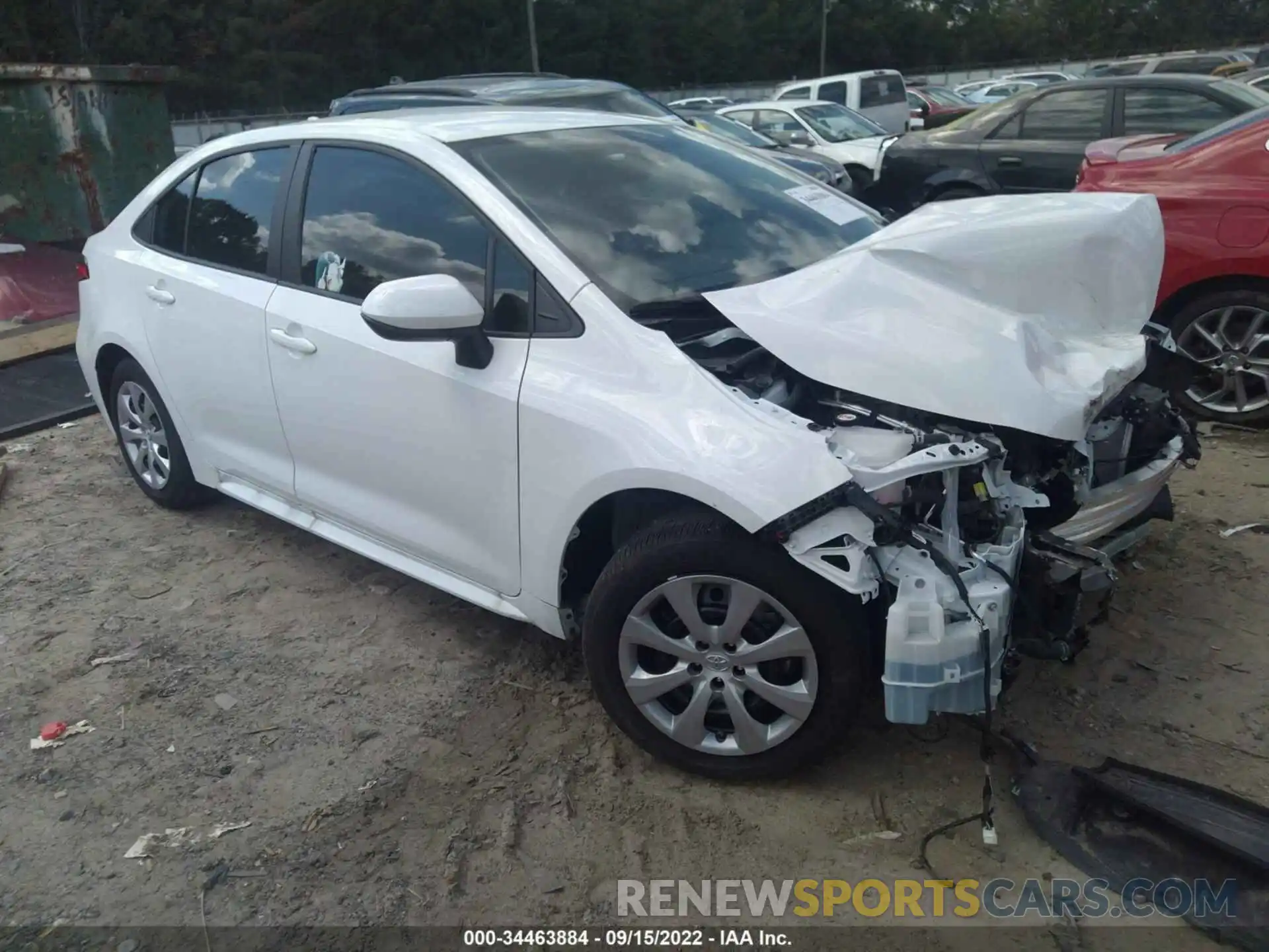 1 Photograph of a damaged car 5YFEPMAE0NP300184 TOYOTA COROLLA 2022