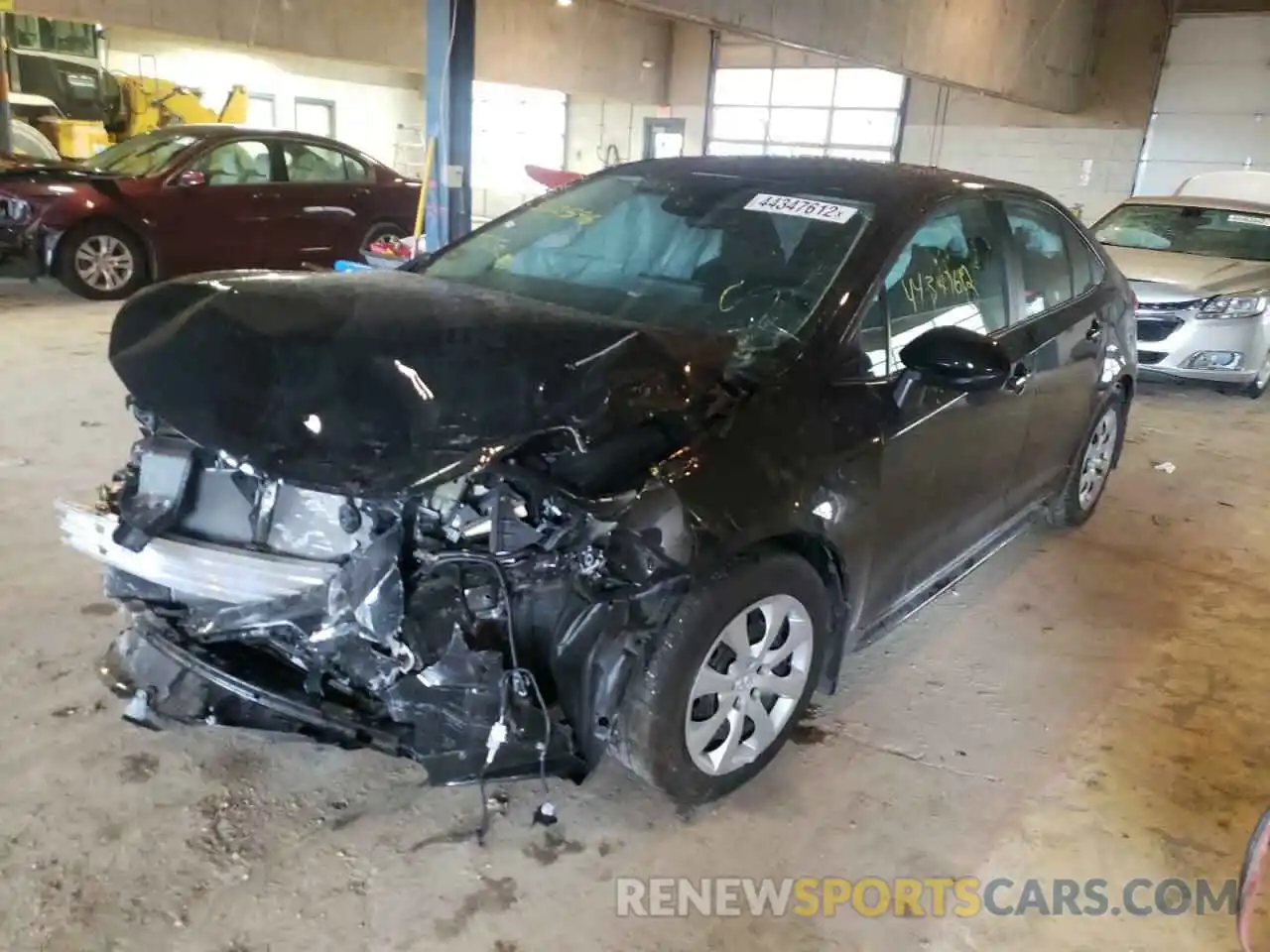 2 Photograph of a damaged car 5YFEPMAE0NP302596 TOYOTA COROLLA 2022