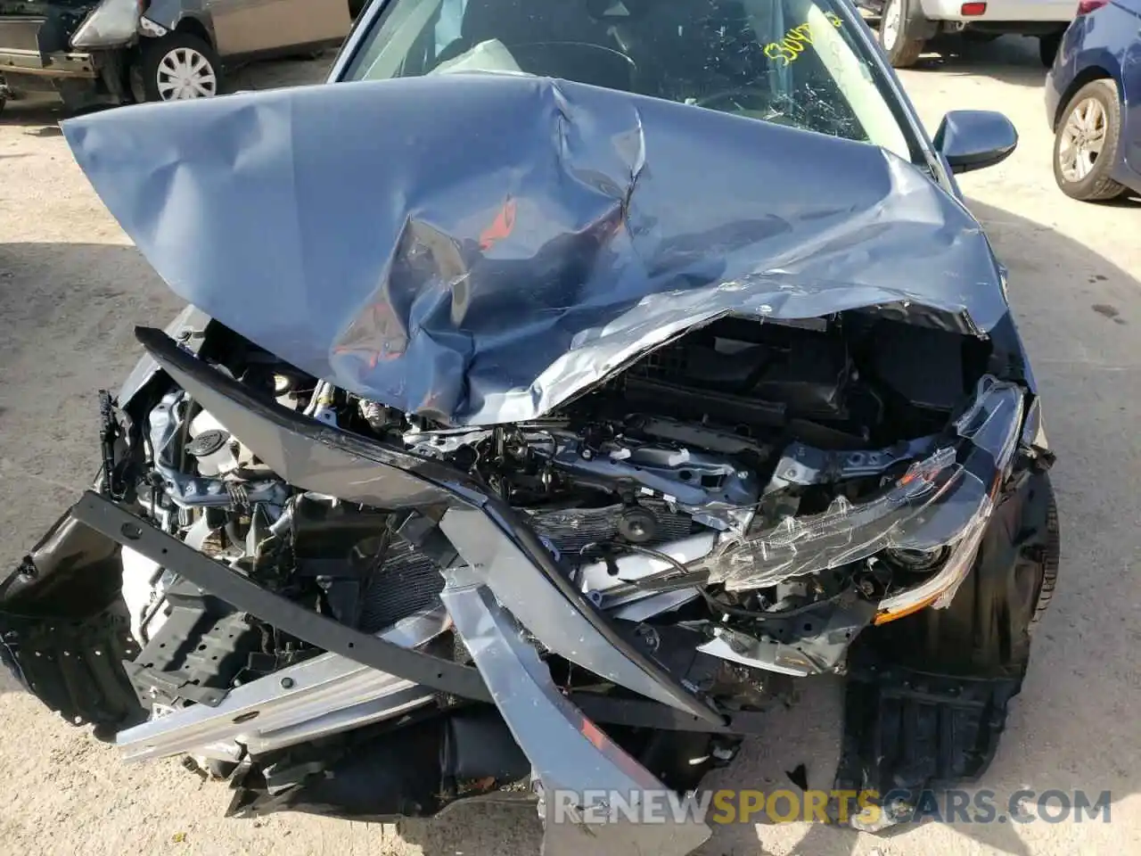 7 Photograph of a damaged car 5YFEPMAE0NP306521 TOYOTA COROLLA 2022