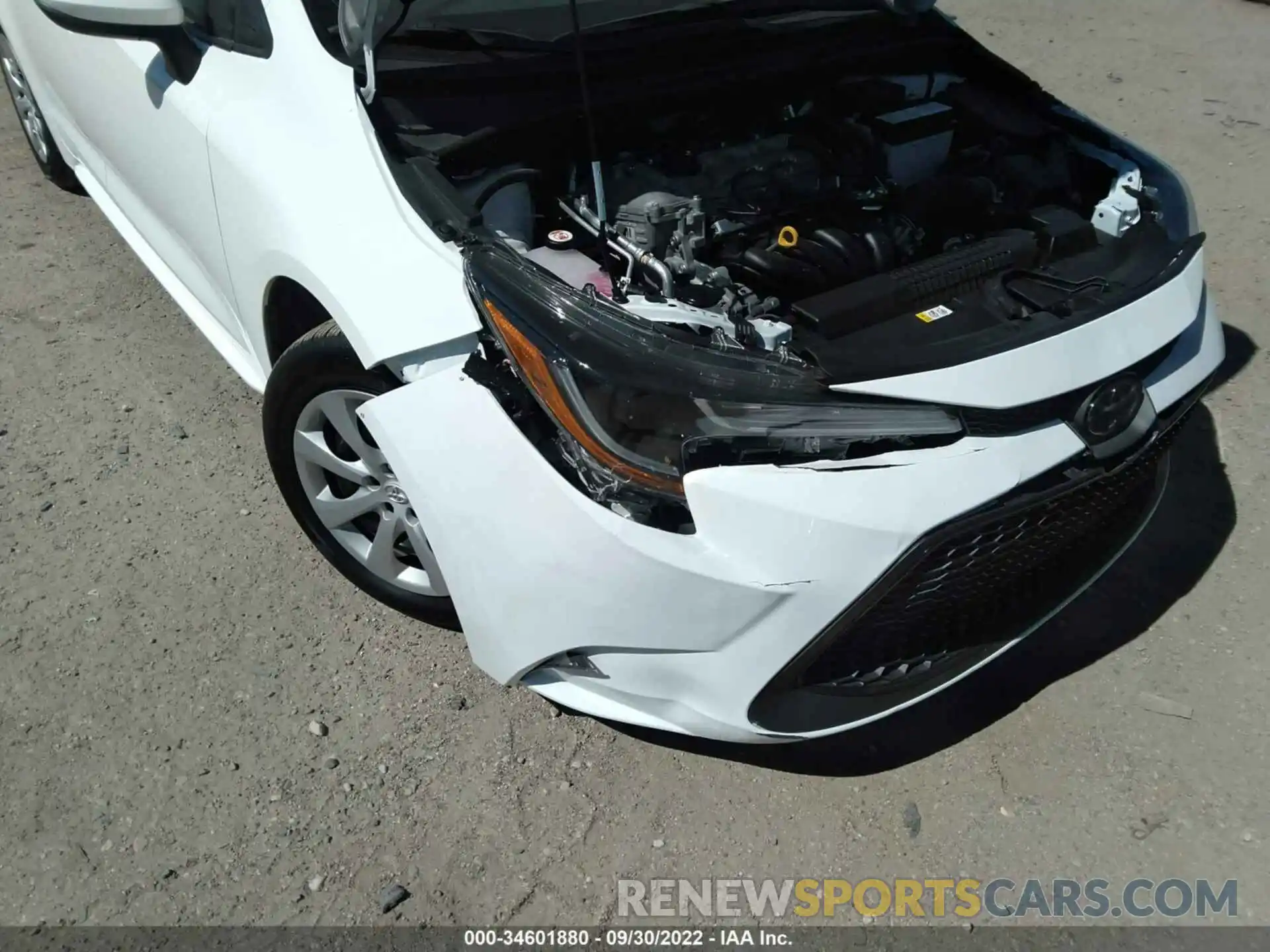 6 Photograph of a damaged car 5YFEPMAE0NP308060 TOYOTA COROLLA 2022