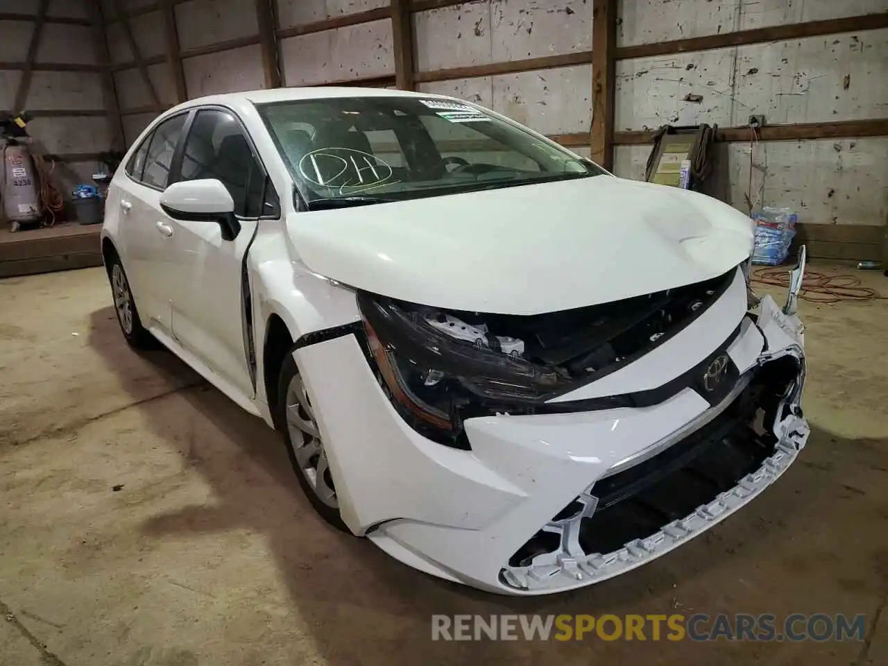 1 Photograph of a damaged car 5YFEPMAE0NP310438 TOYOTA COROLLA 2022