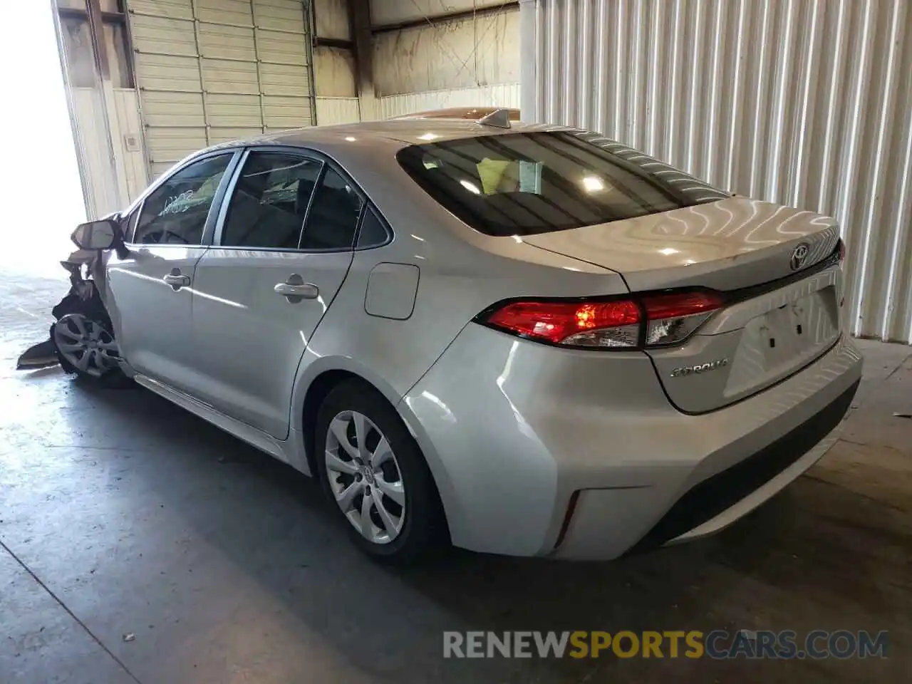 3 Photograph of a damaged car 5YFEPMAE0NP315591 TOYOTA COROLLA 2022