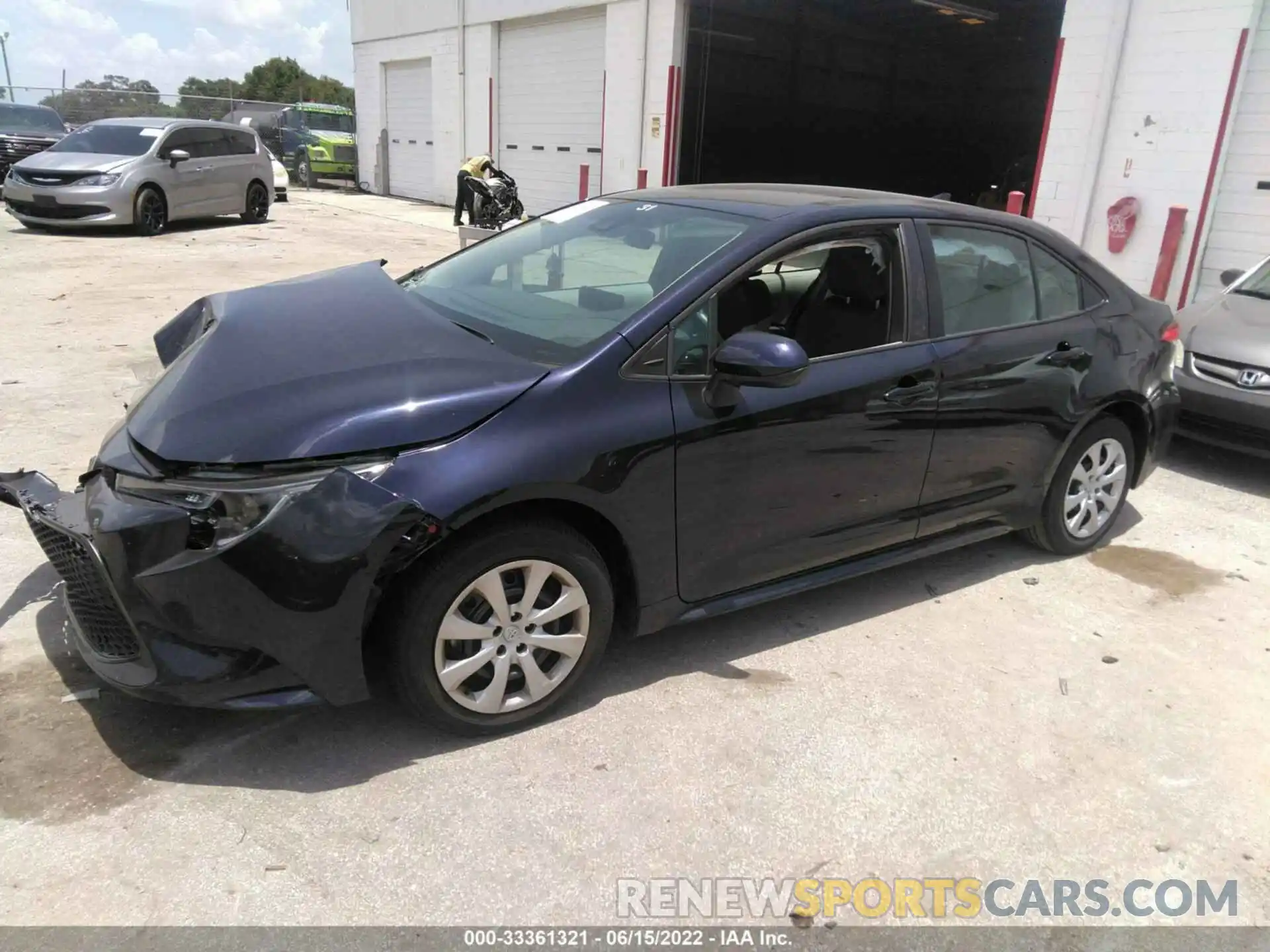 2 Photograph of a damaged car 5YFEPMAE0NP315705 TOYOTA COROLLA 2022