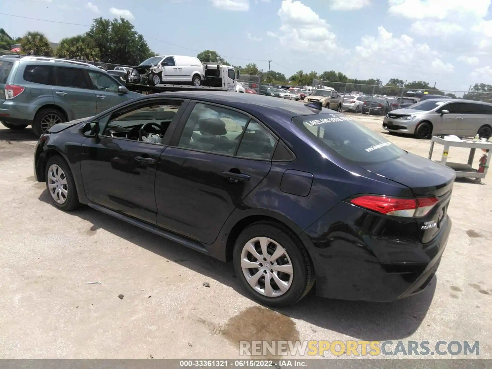 3 Photograph of a damaged car 5YFEPMAE0NP315705 TOYOTA COROLLA 2022