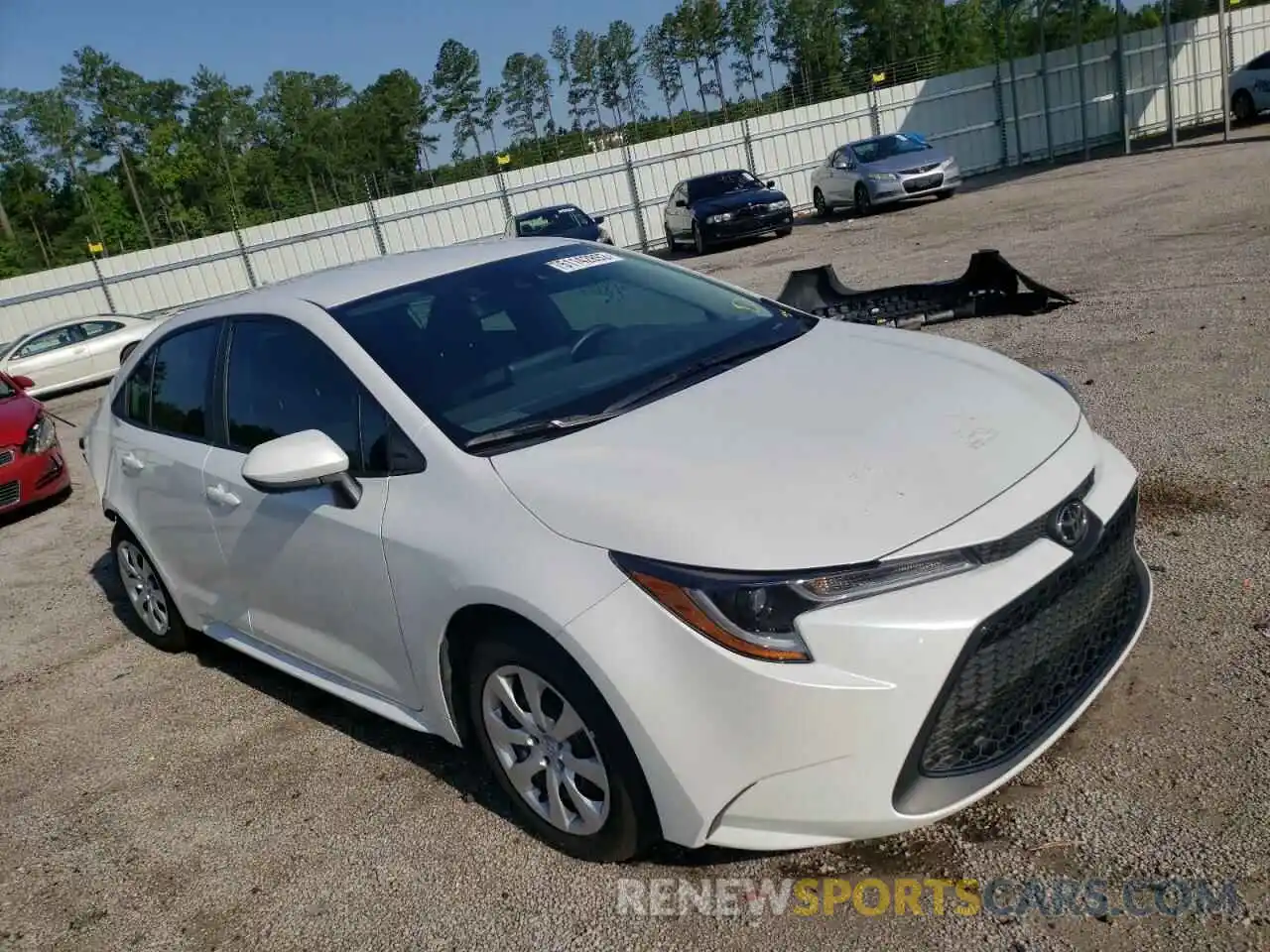 1 Photograph of a damaged car 5YFEPMAE0NP319091 TOYOTA COROLLA 2022