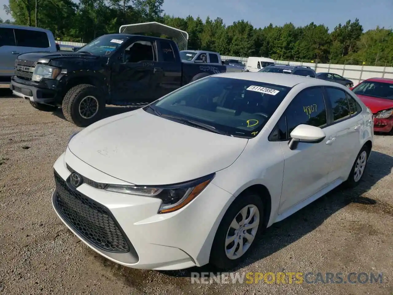 2 Photograph of a damaged car 5YFEPMAE0NP319091 TOYOTA COROLLA 2022