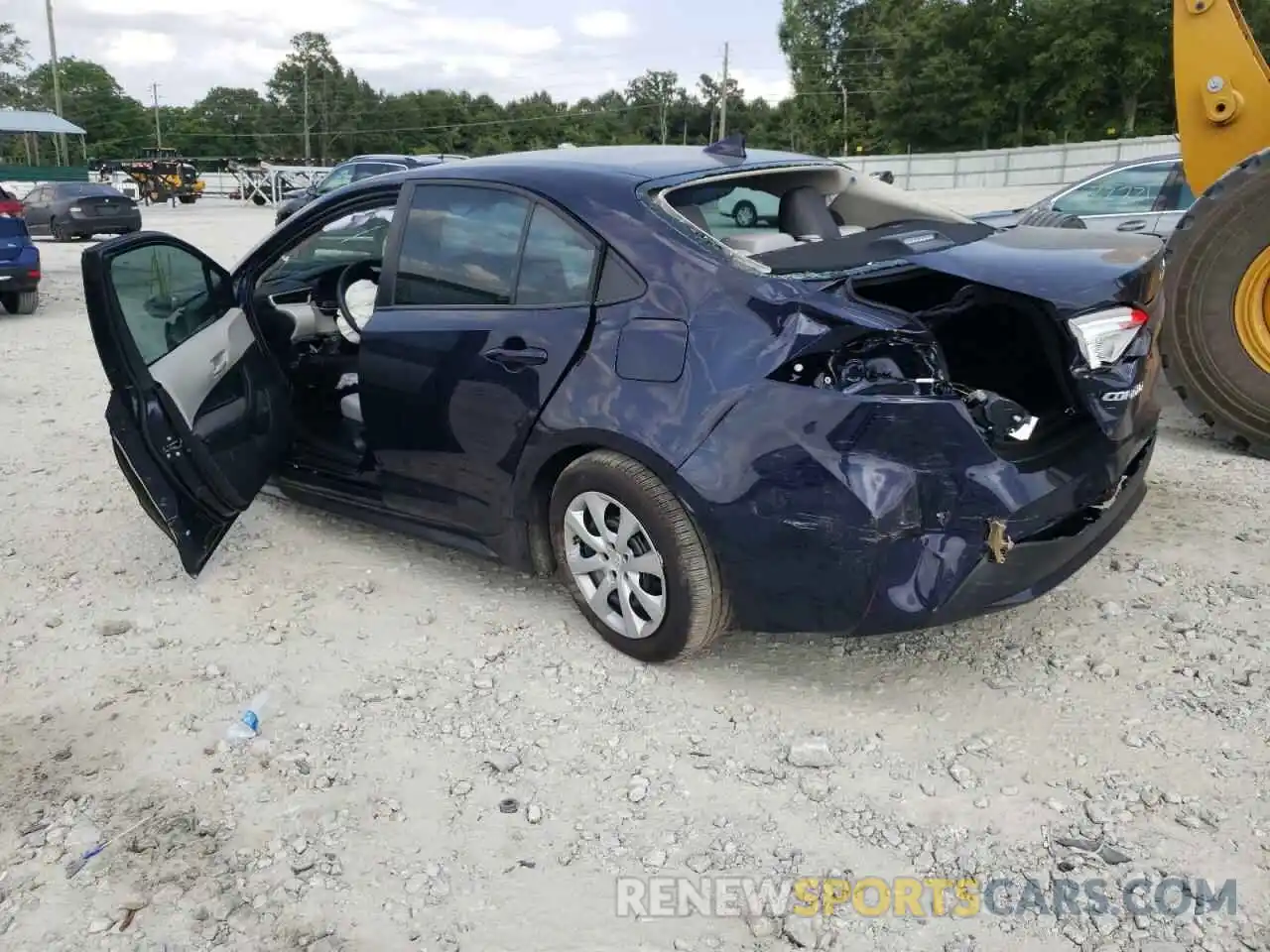 3 Photograph of a damaged car 5YFEPMAE0NP322234 TOYOTA COROLLA 2022