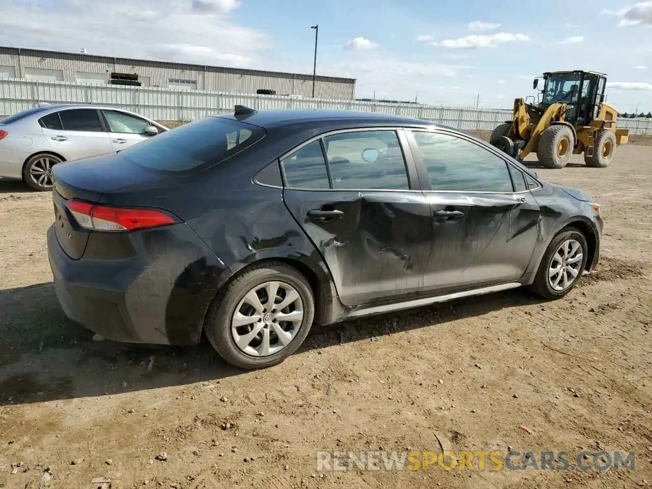 3 Photograph of a damaged car 5YFEPMAE0NP333329 TOYOTA COROLLA 2022