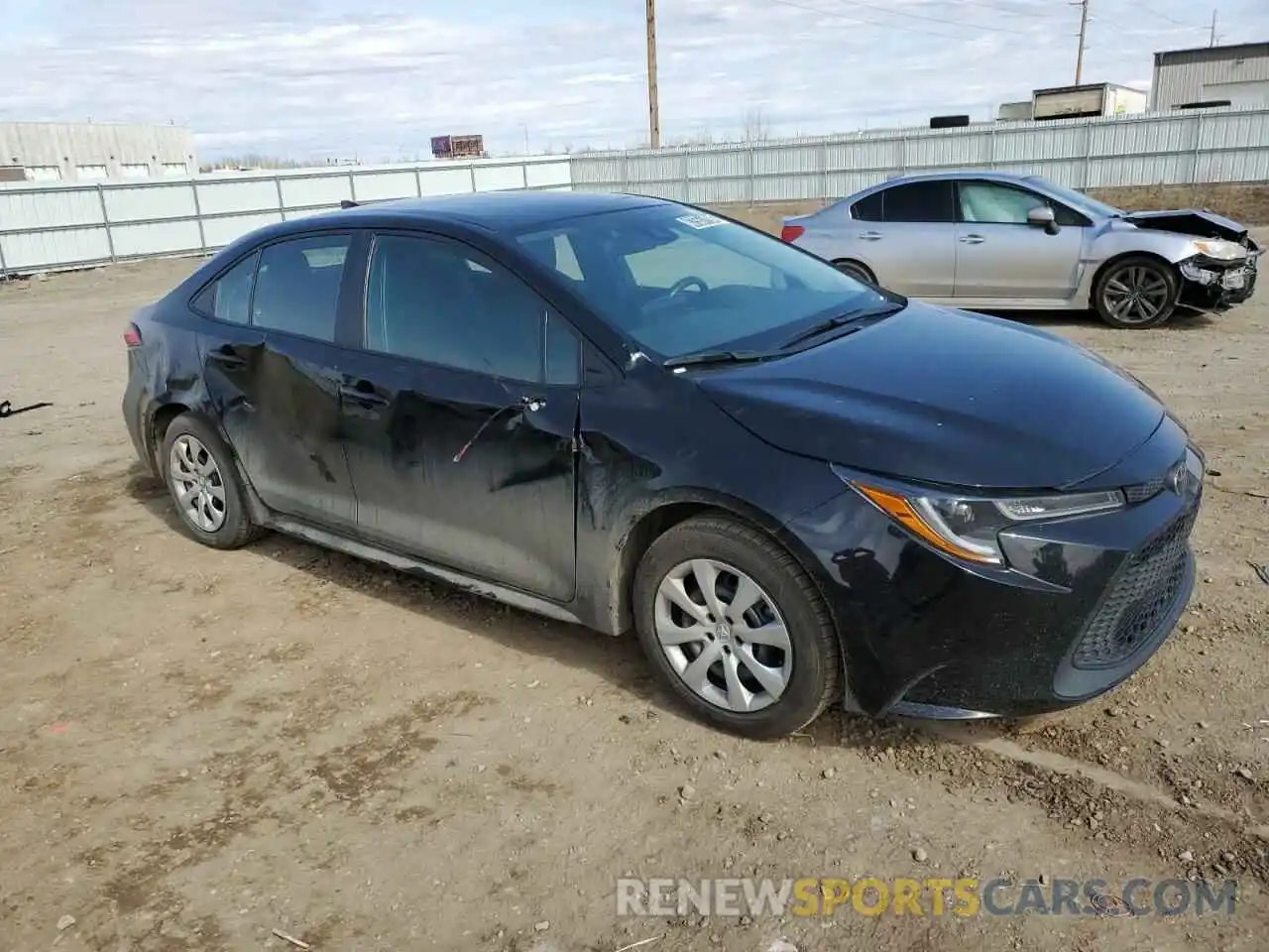 4 Photograph of a damaged car 5YFEPMAE0NP333329 TOYOTA COROLLA 2022