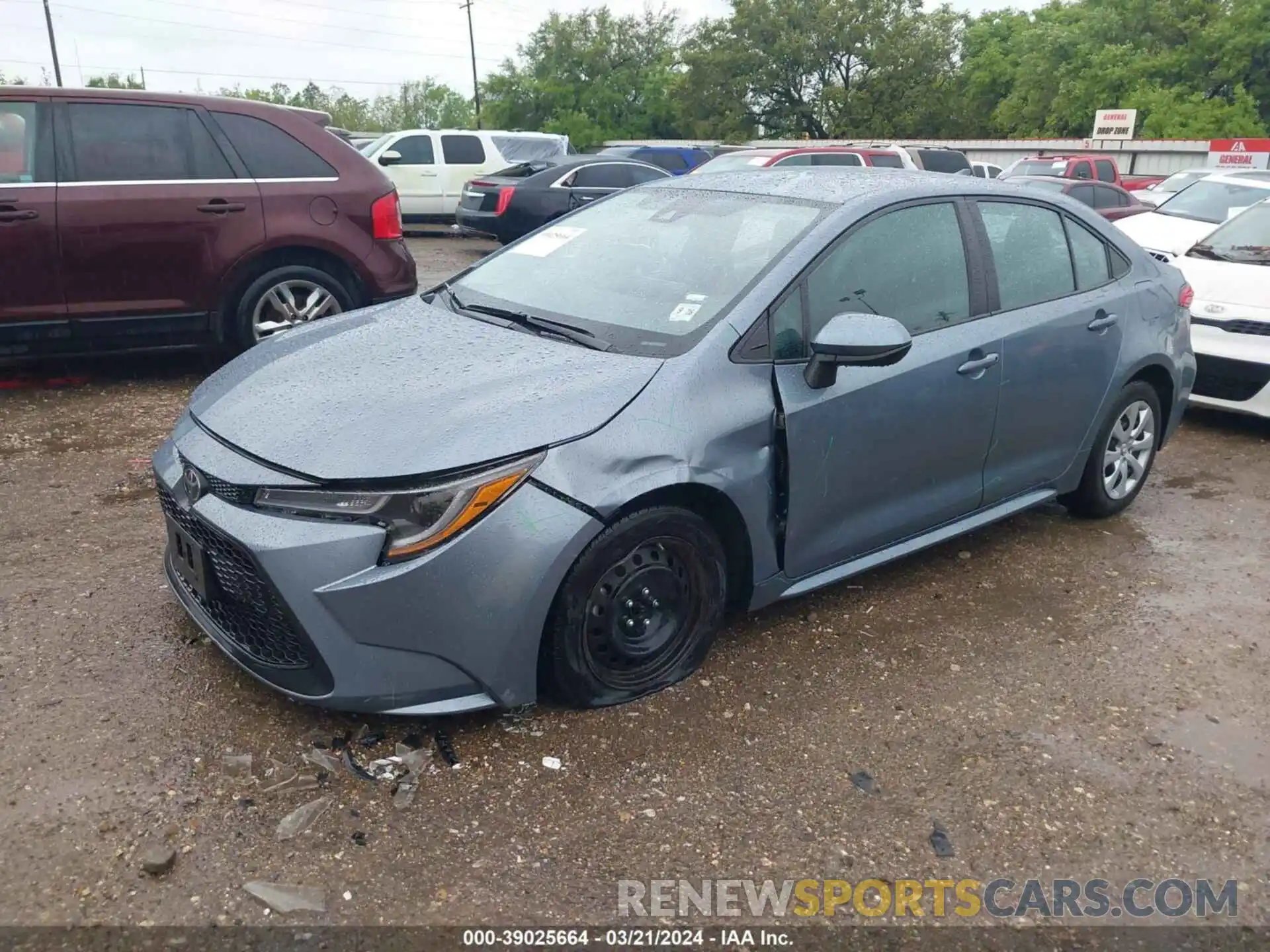 2 Photograph of a damaged car 5YFEPMAE0NP340667 TOYOTA COROLLA 2022