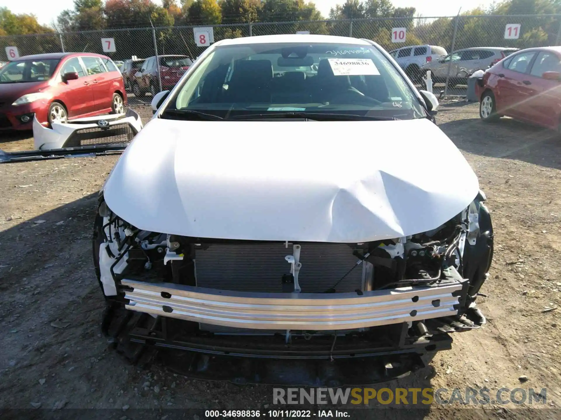 6 Photograph of a damaged car 5YFEPMAE0NP342306 TOYOTA COROLLA 2022