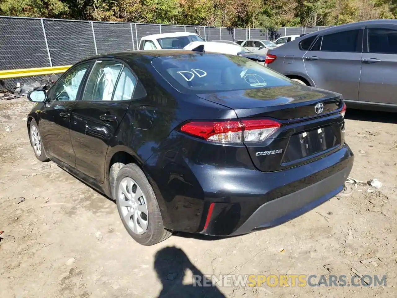 3 Photograph of a damaged car 5YFEPMAE0NP344816 TOYOTA COROLLA 2022