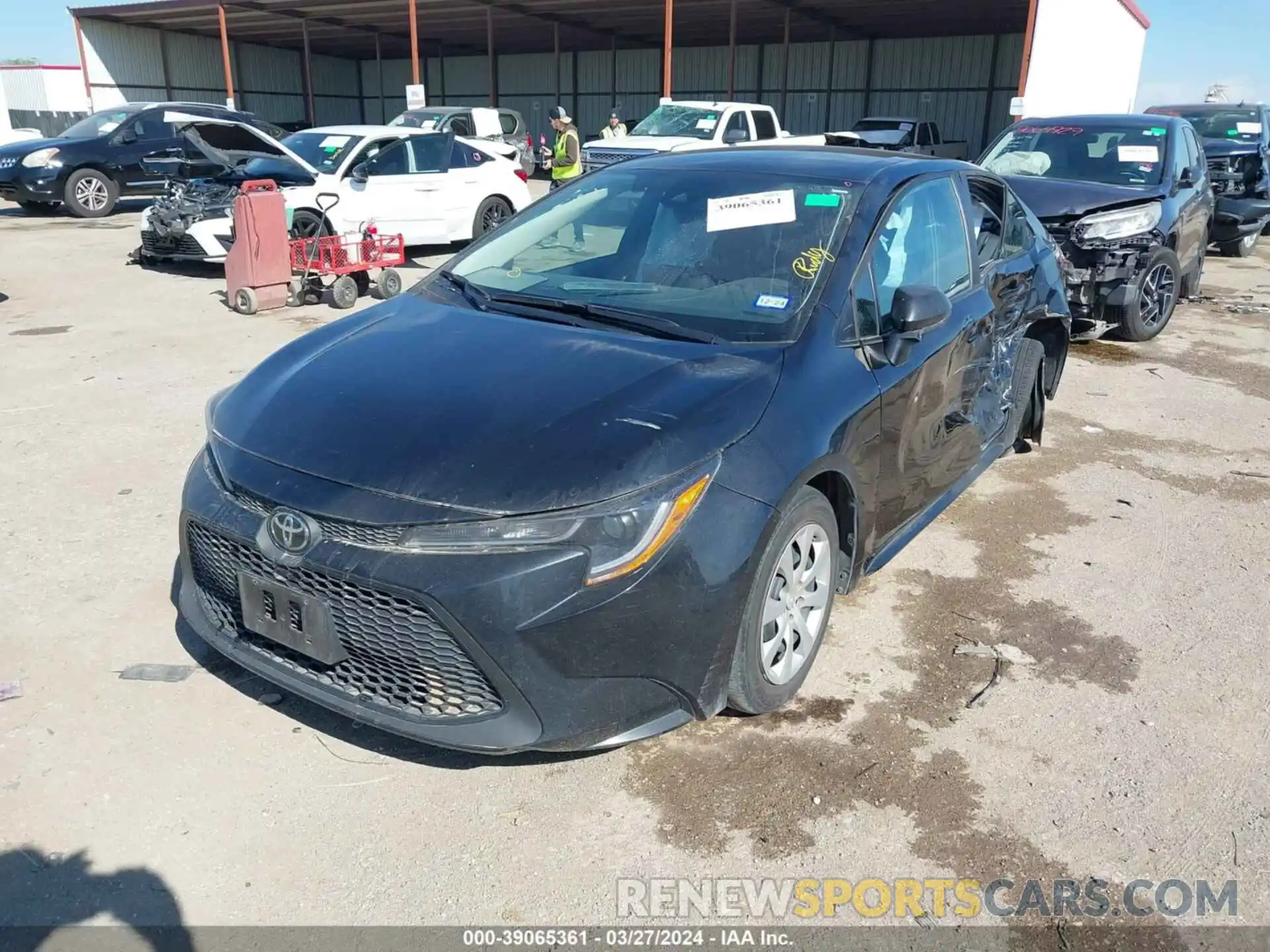 2 Photograph of a damaged car 5YFEPMAE0NP352088 TOYOTA COROLLA 2022